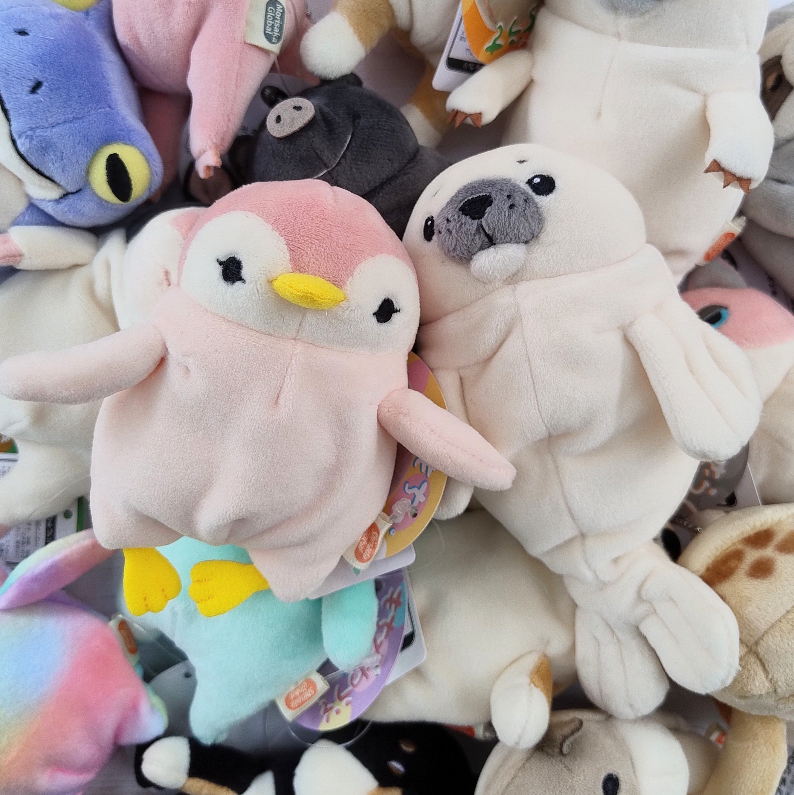 Mini Pink Mochi Penguin (13 cm)