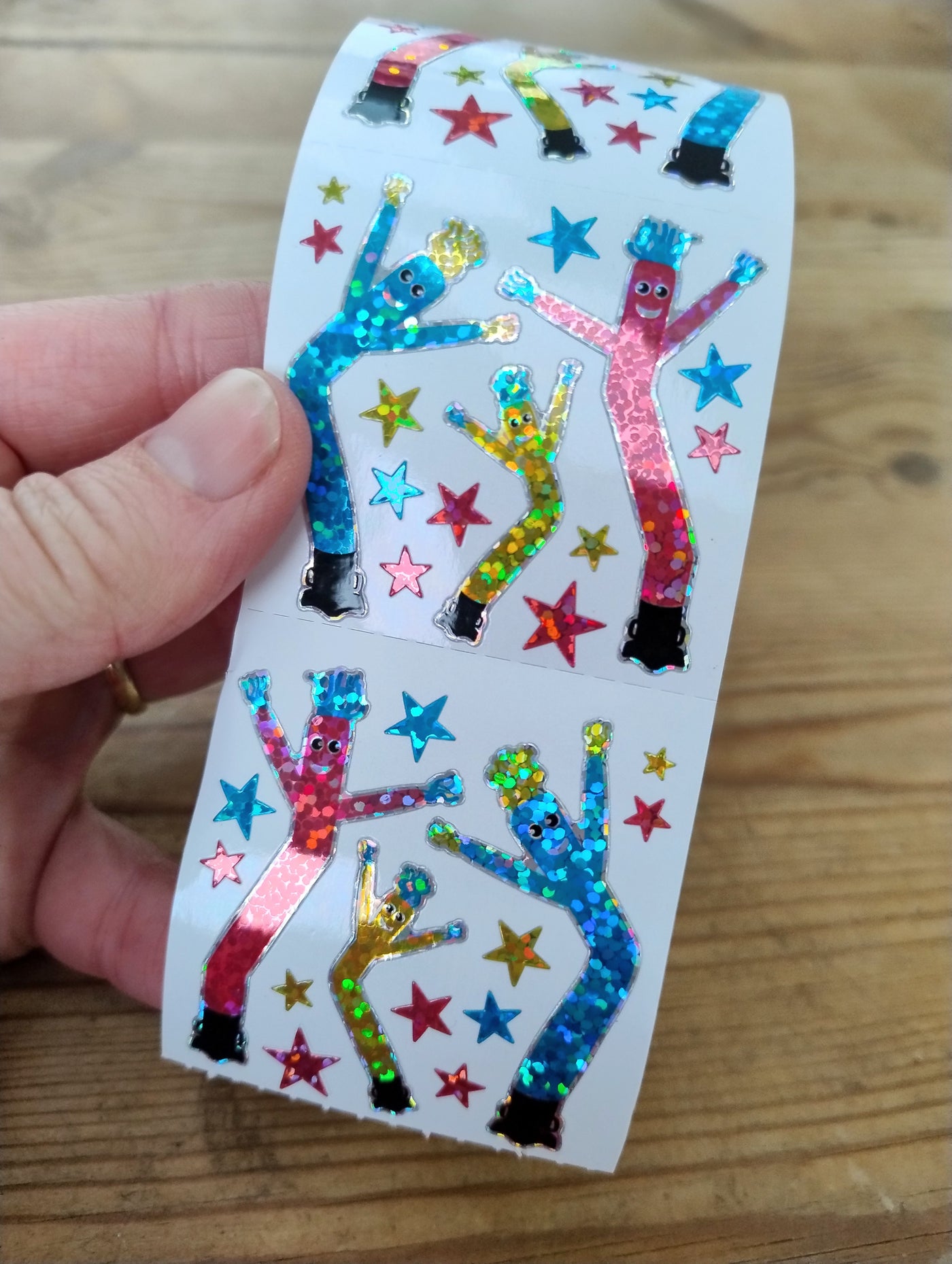 Air Dancers Stickers from the Roll