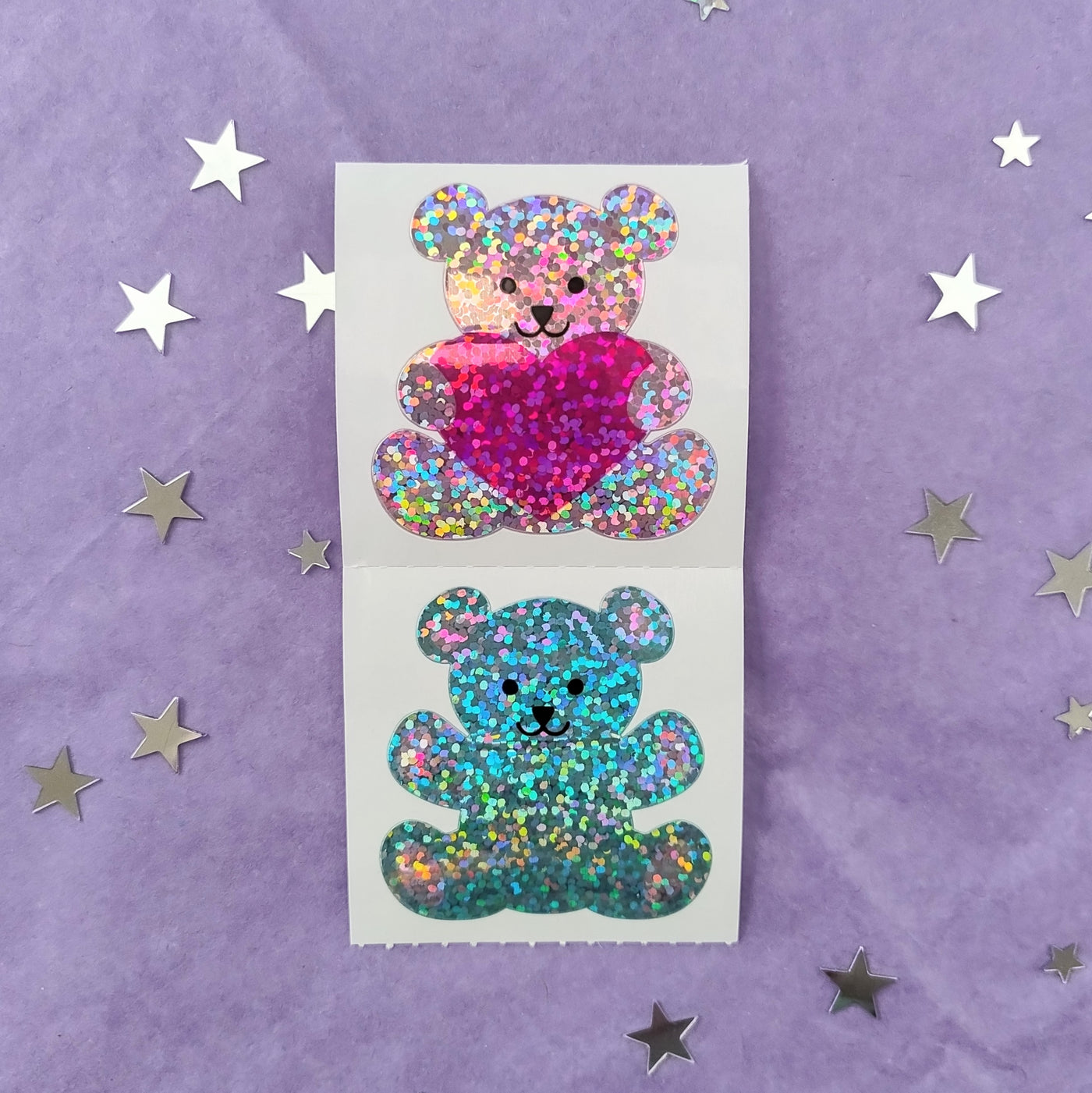 Stuffed Bears Stickers from the Roll