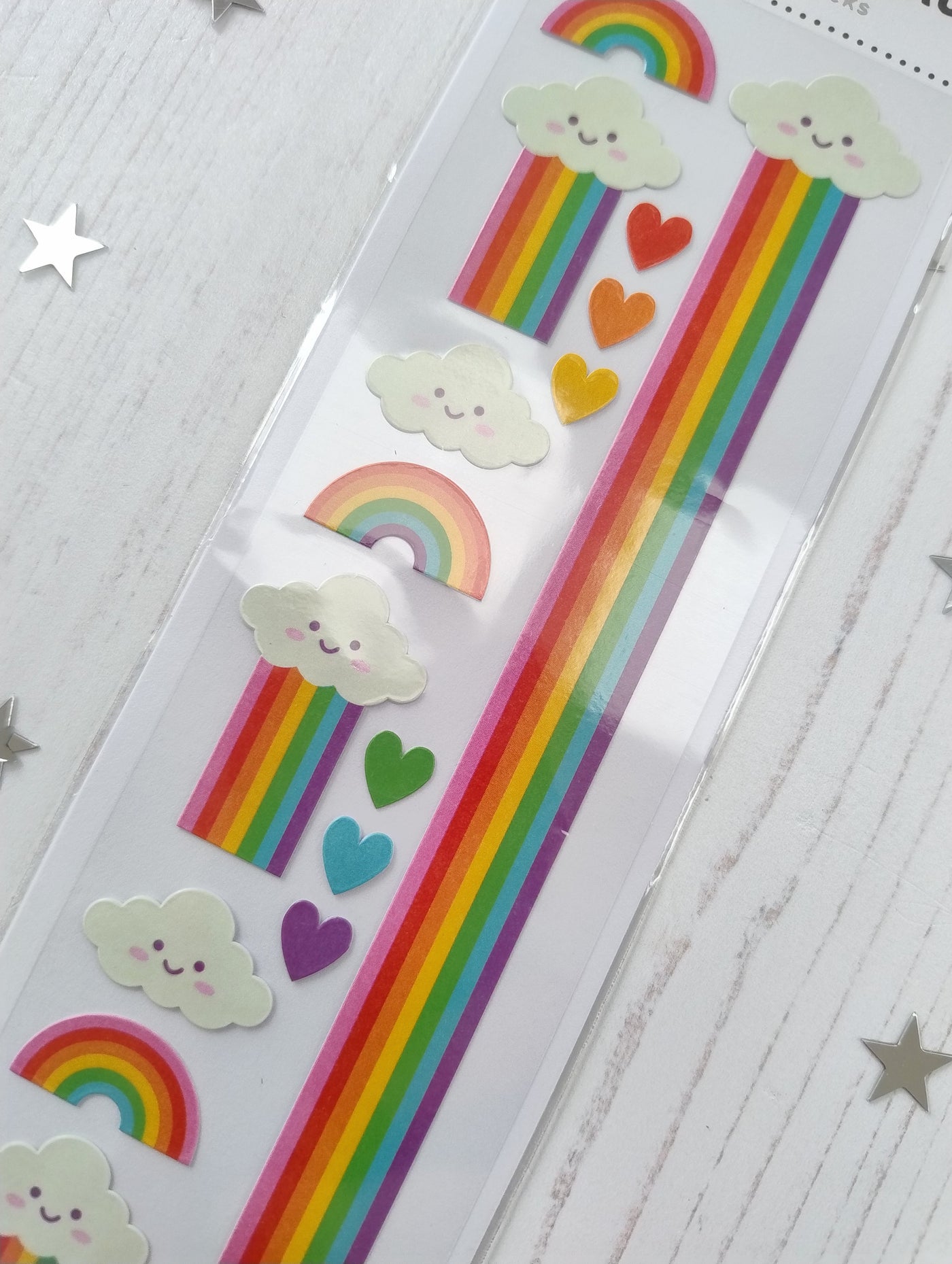 "Fun Beams" Rainbow Stickers
