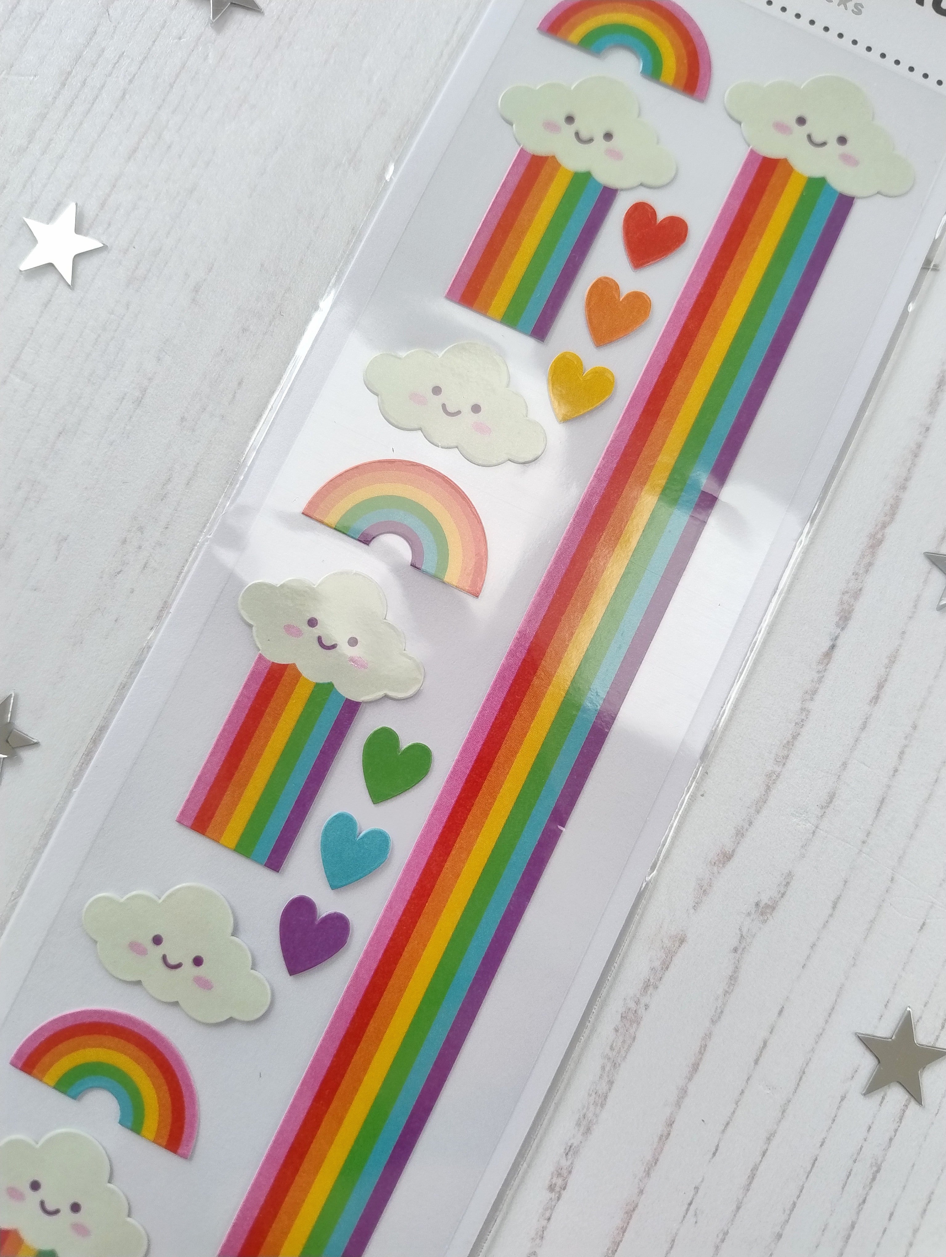 "Fun Beams" Rainbow Stickers