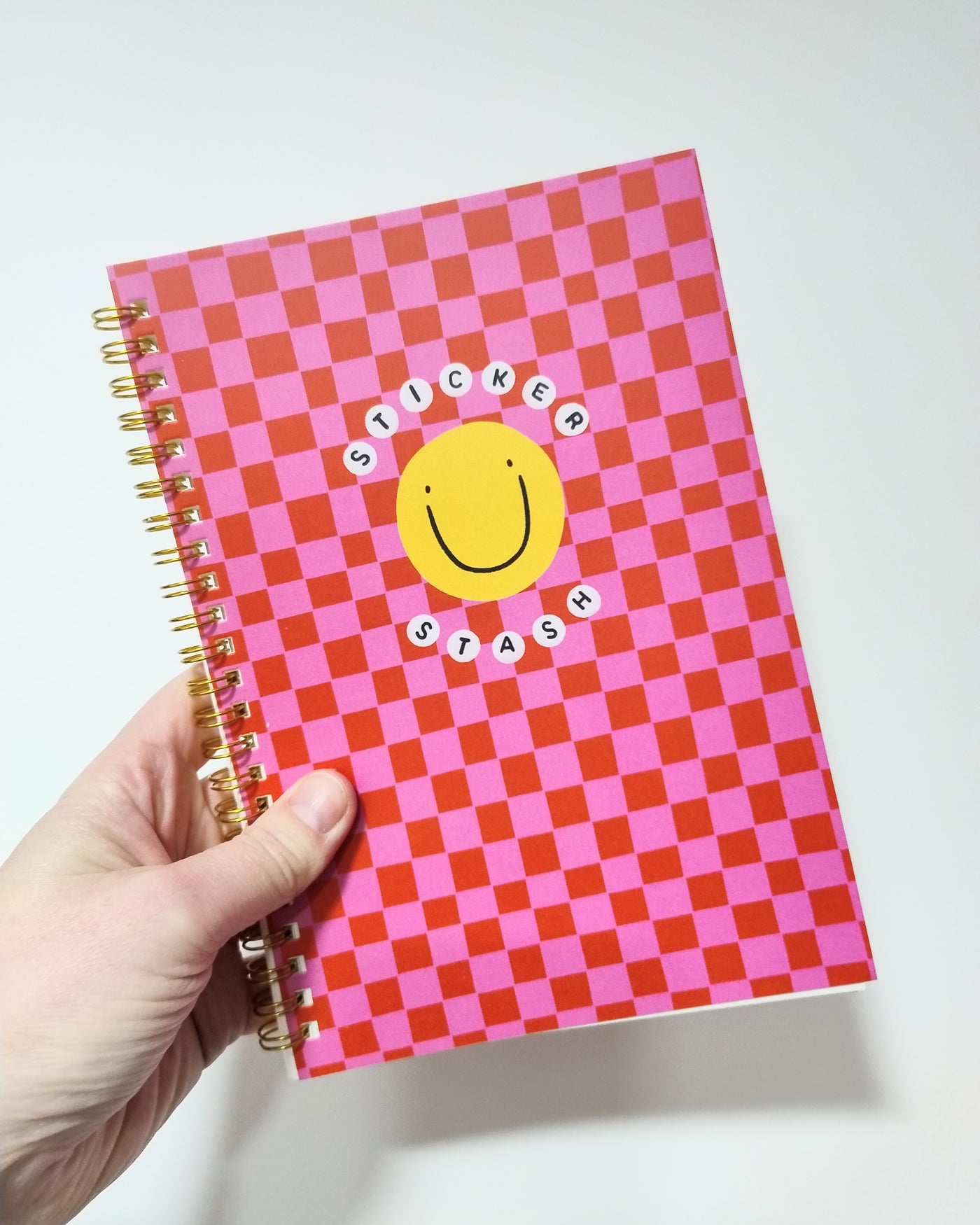 Sticker Stash Checkerboard A5 Sticker Album