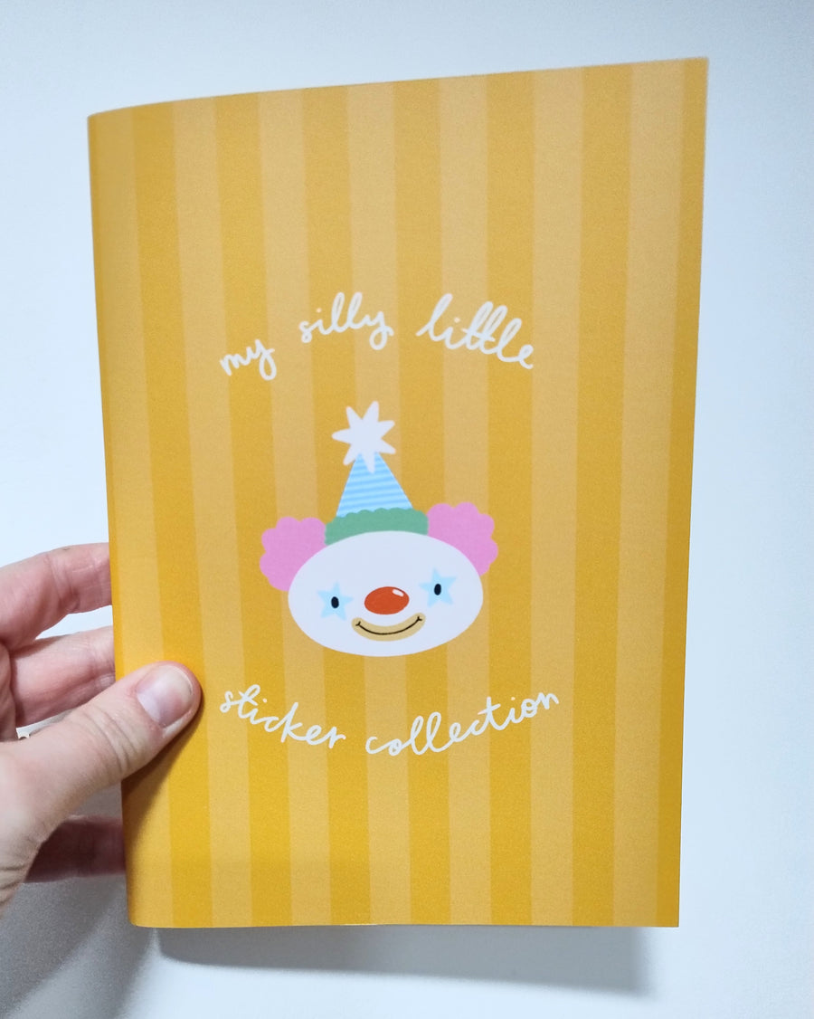 My Silly Little Sticker Collection Clown A5 Sticker Album