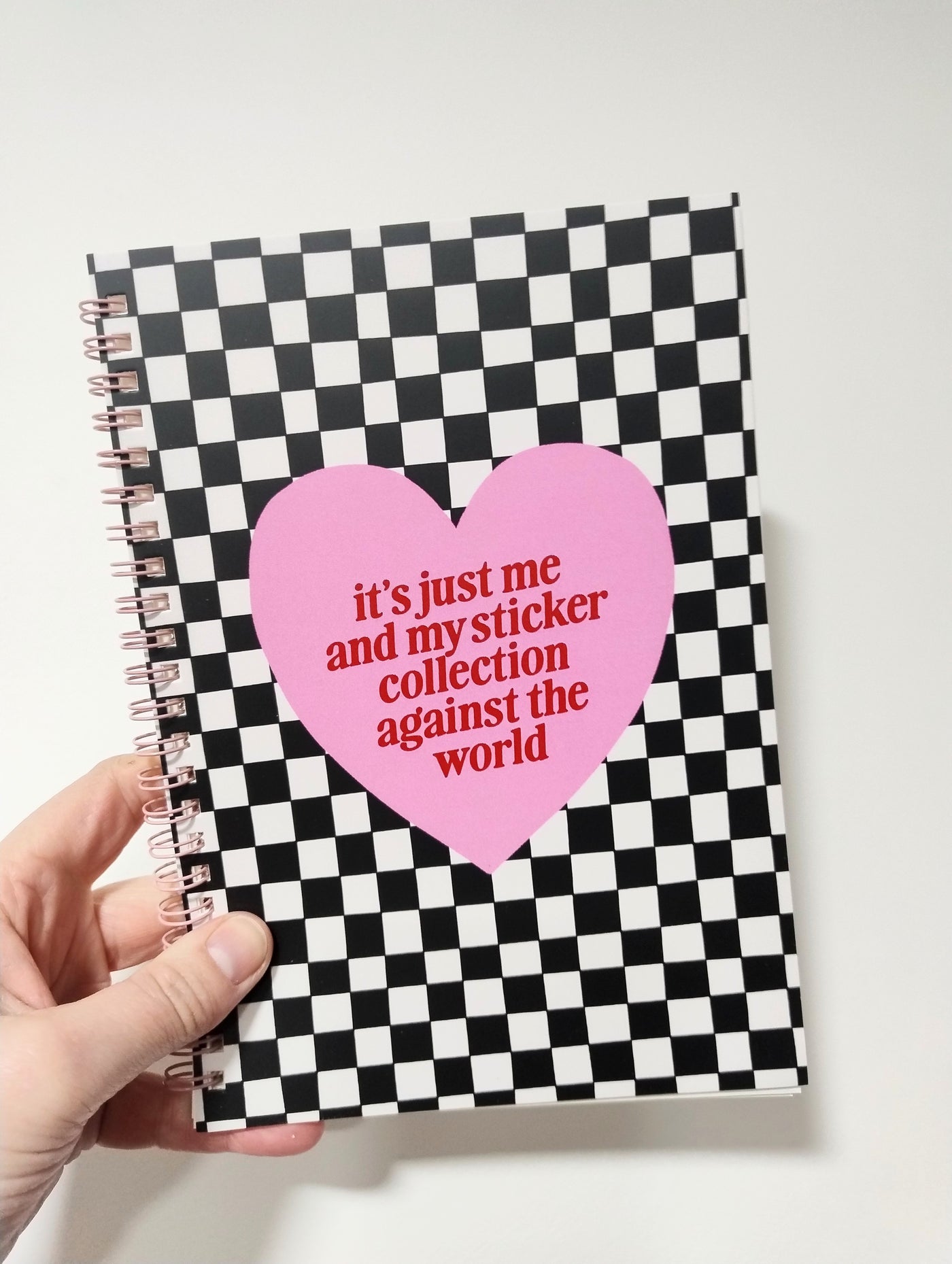 It's Just Me and My Sticker Collection Against The World A5 Sticker Album
