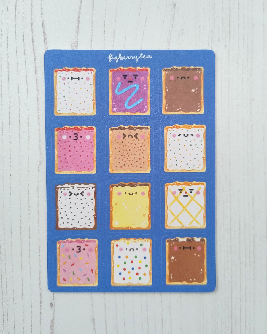 Kawaii Pop Tarts Stickers