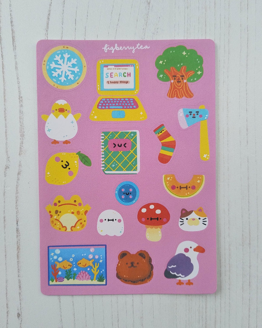 Random Doodles Kawaii Stickers