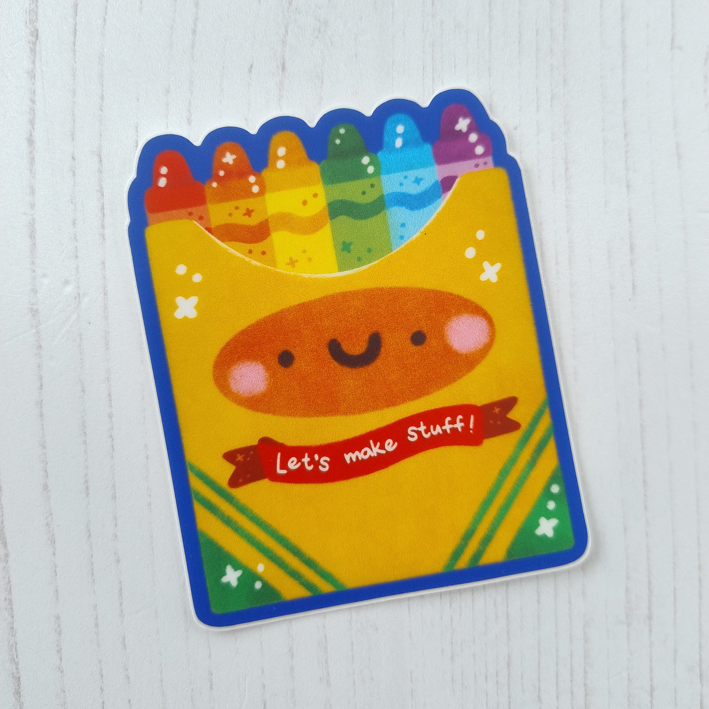 Crayon Box Vinyl Sticker