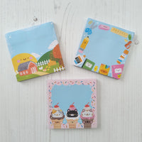Ice Cream Cats Memo Pad