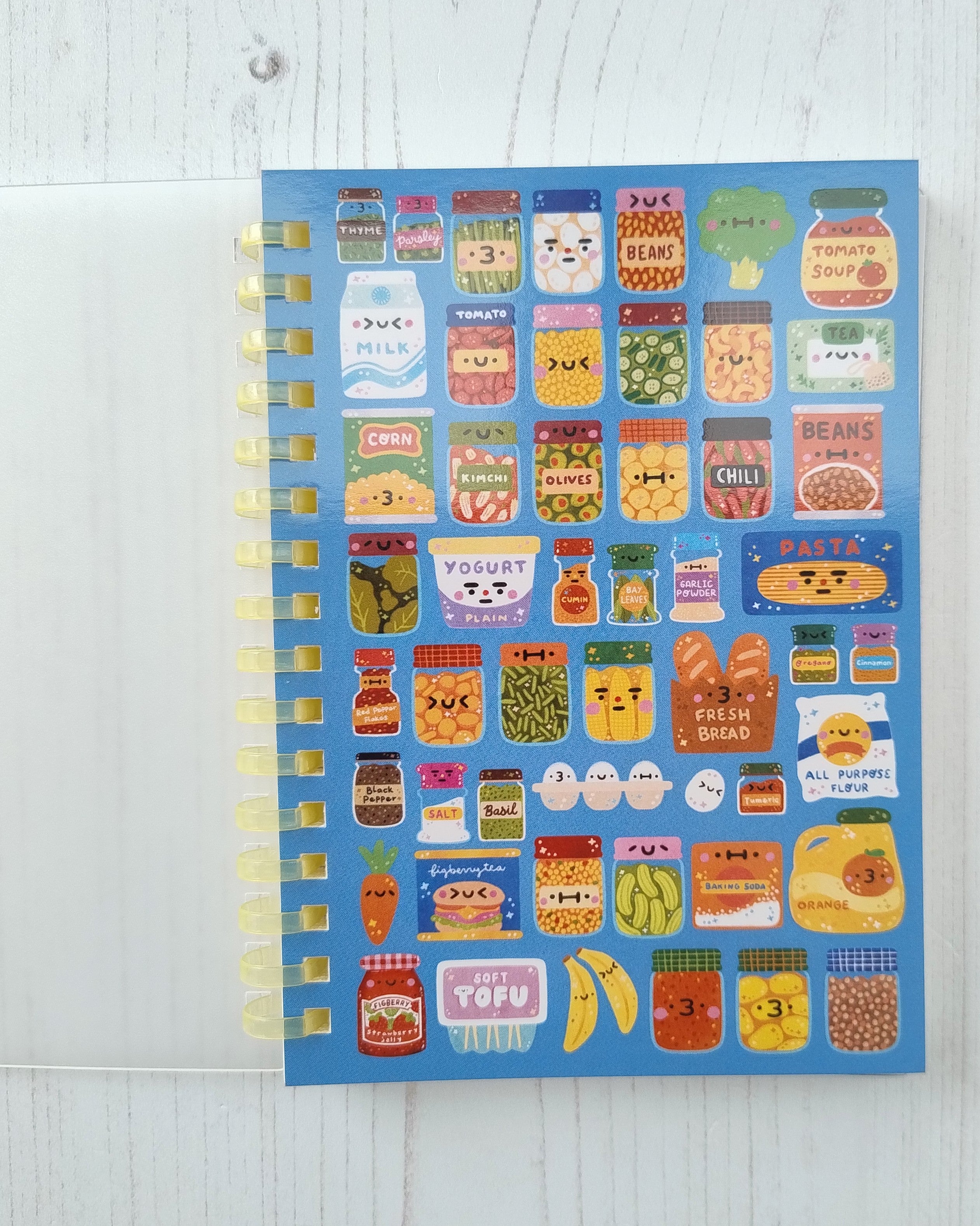 A6 Groceries Sticker Album