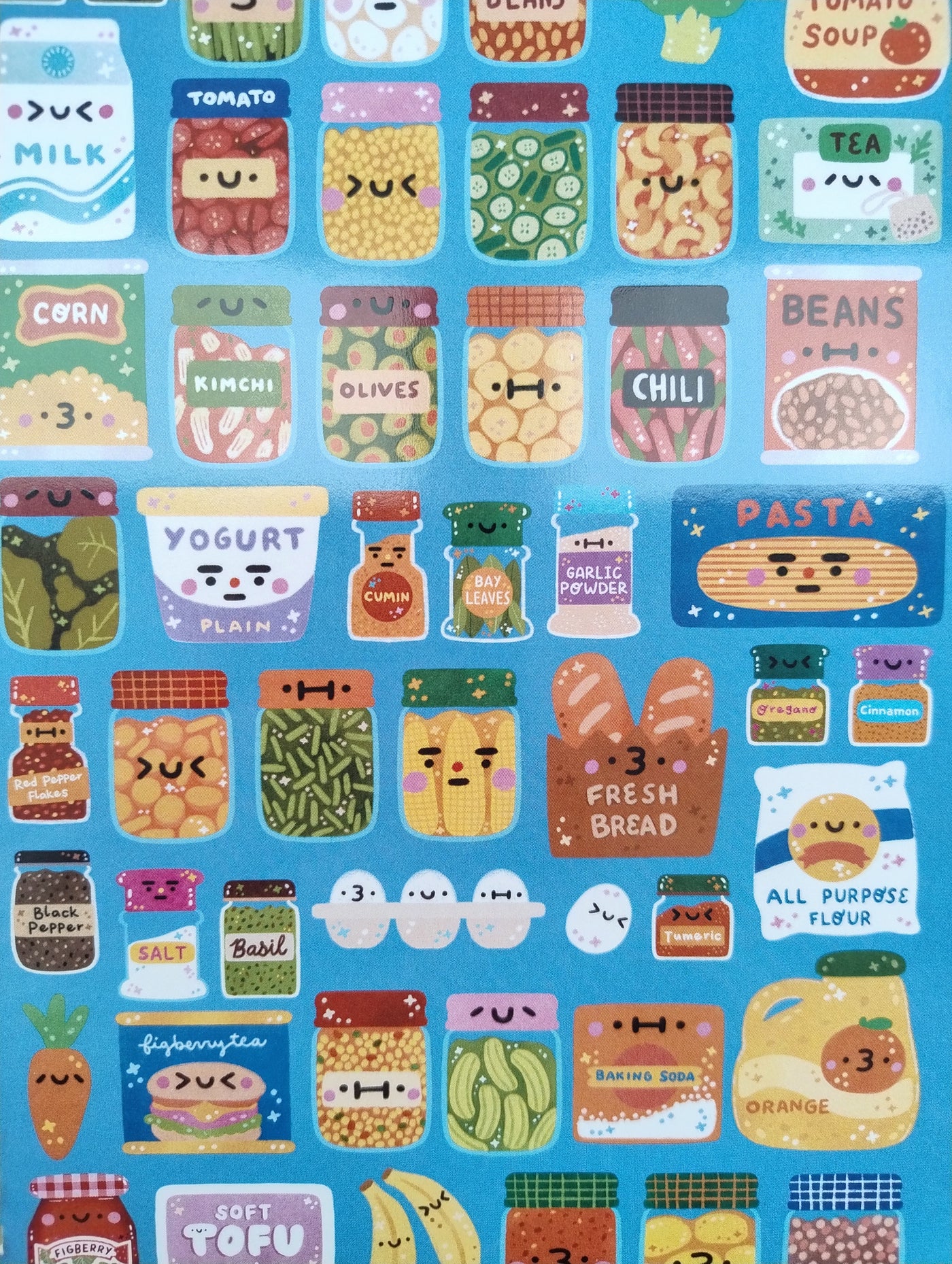 A6 Groceries Sticker Album