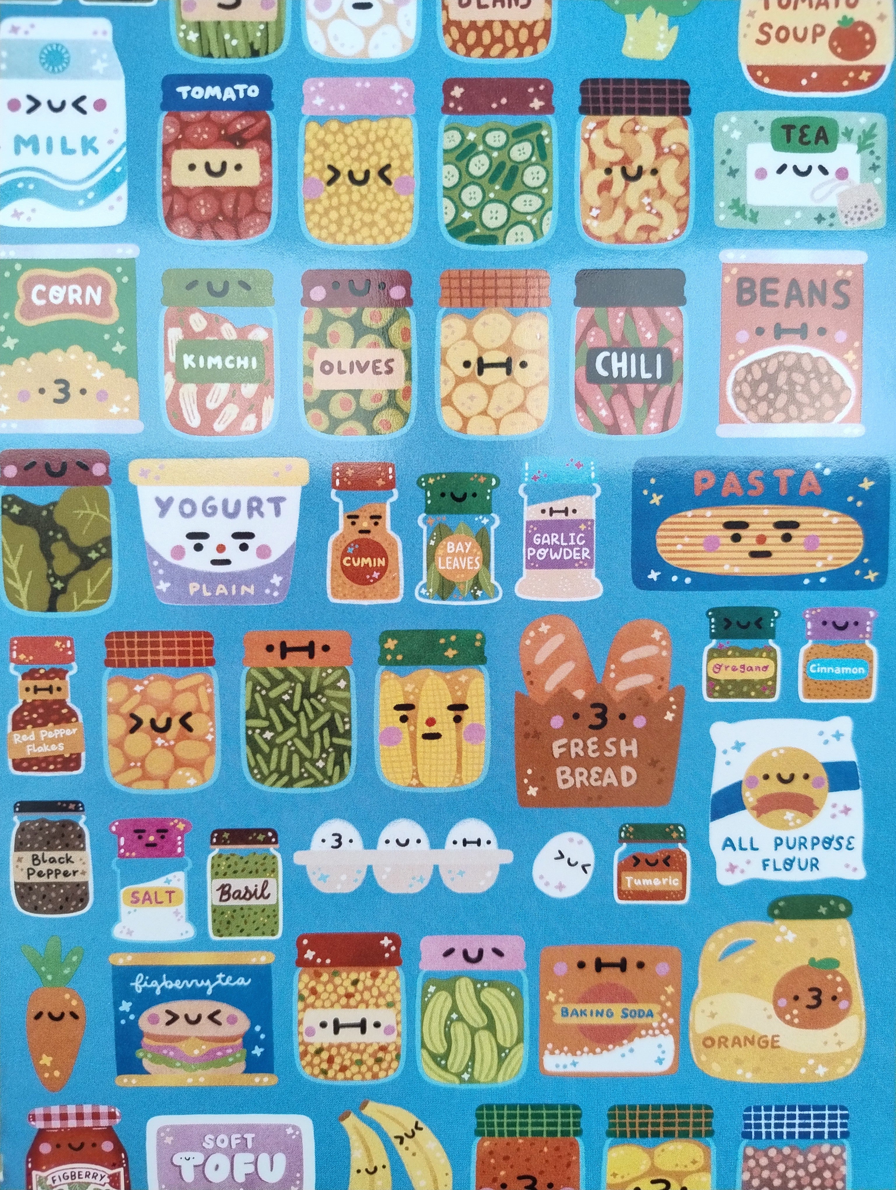 A6 Groceries Sticker Album