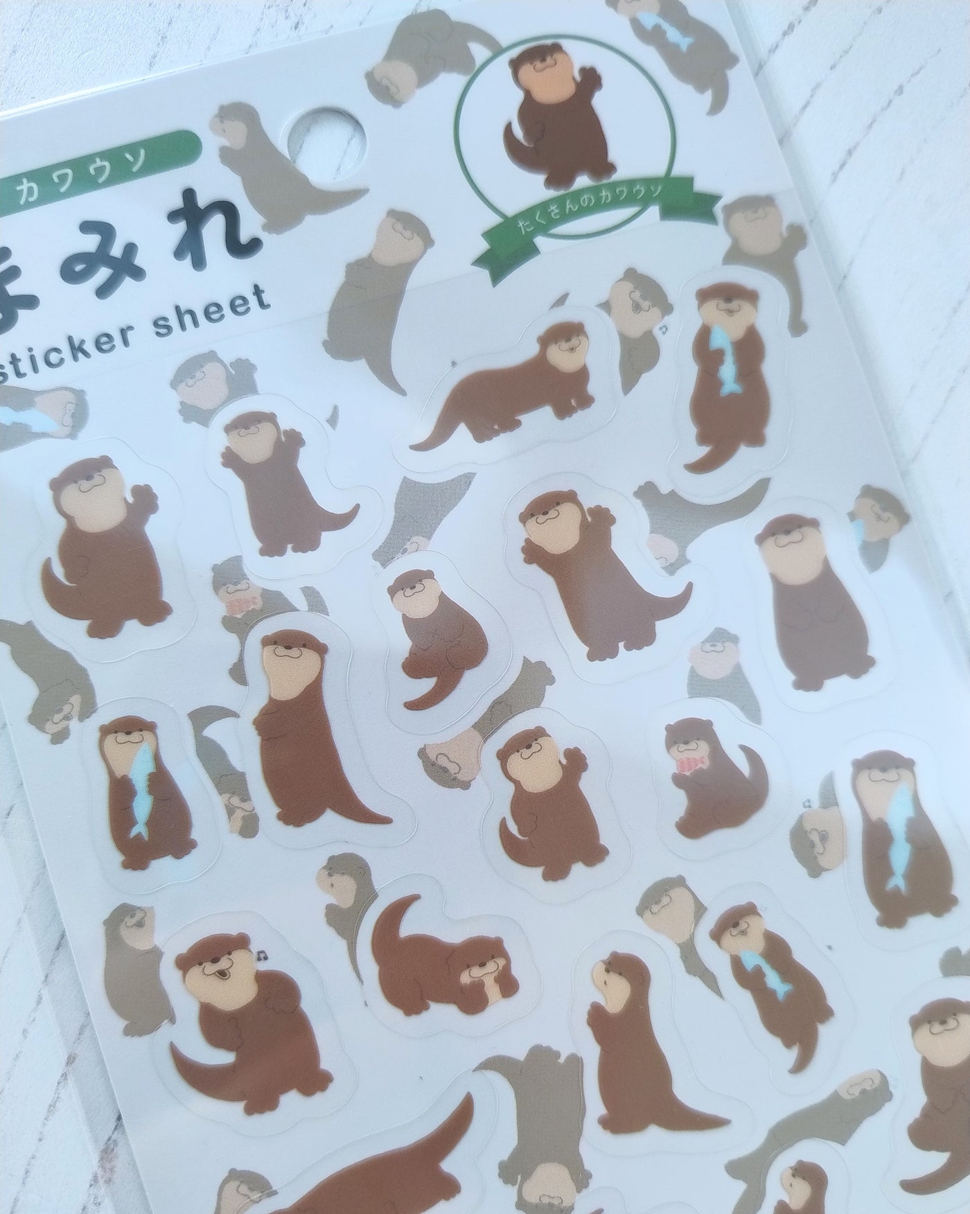 Mini Otter Stickers