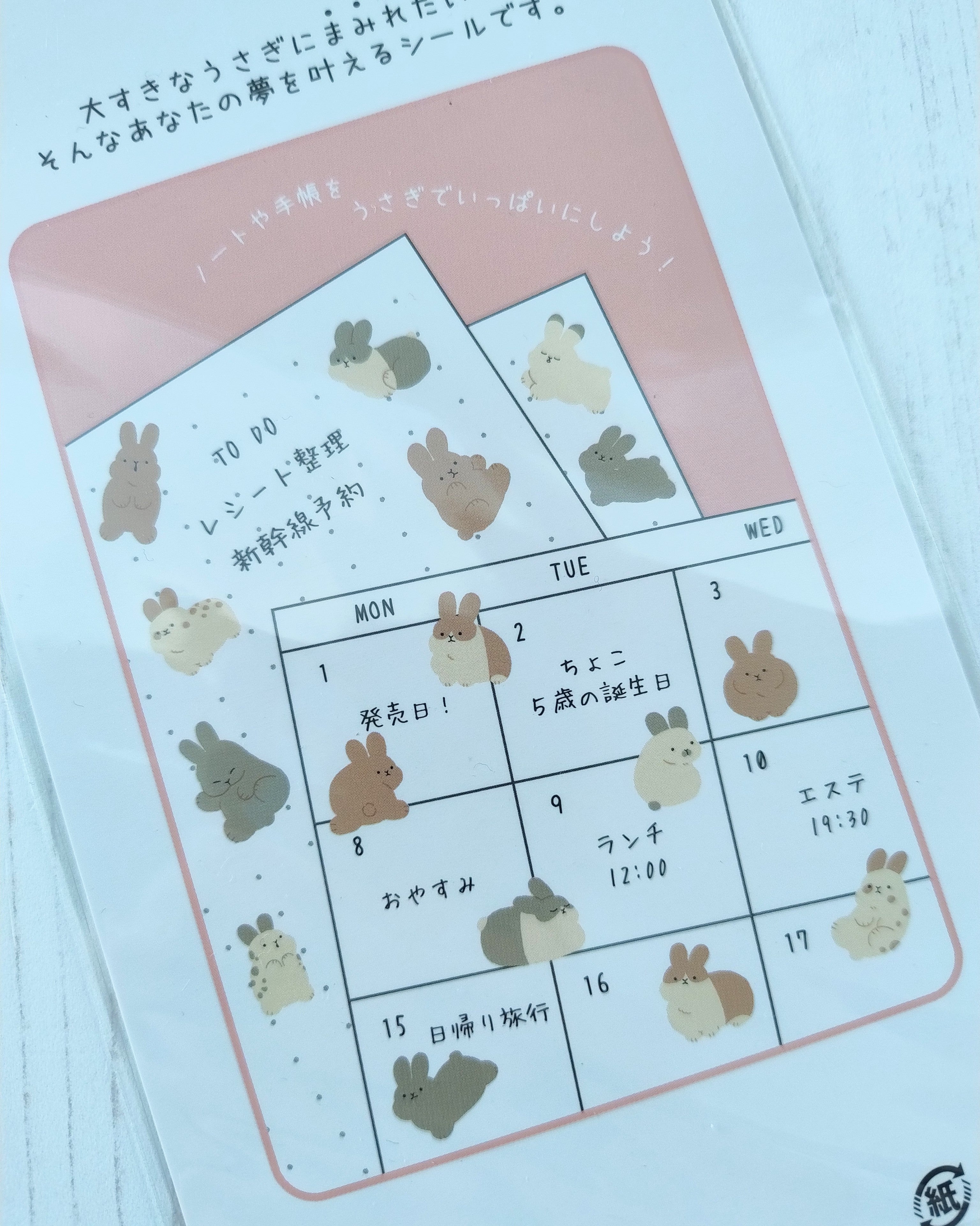 Mini Bunny Stickers