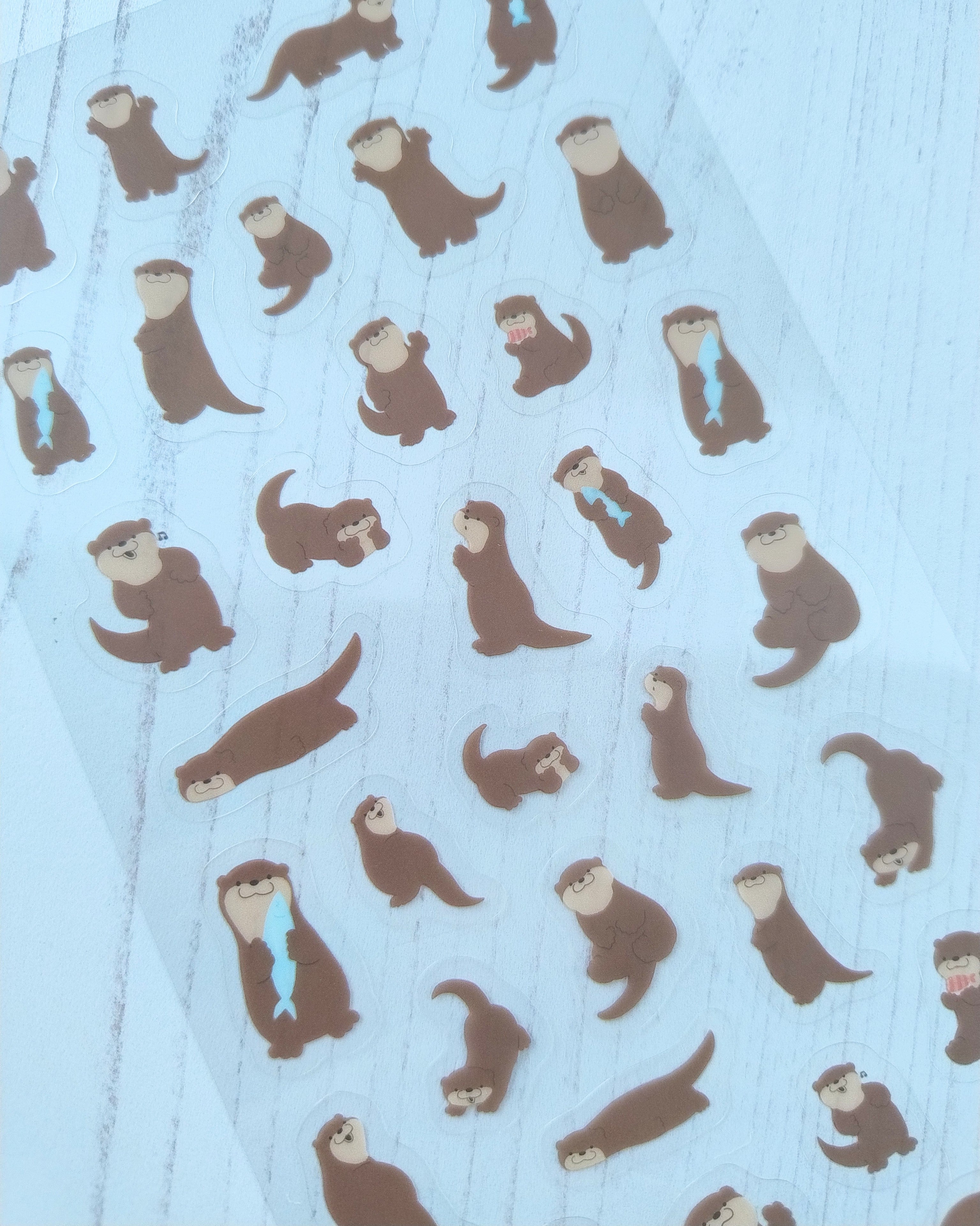Mini Otter Stickers