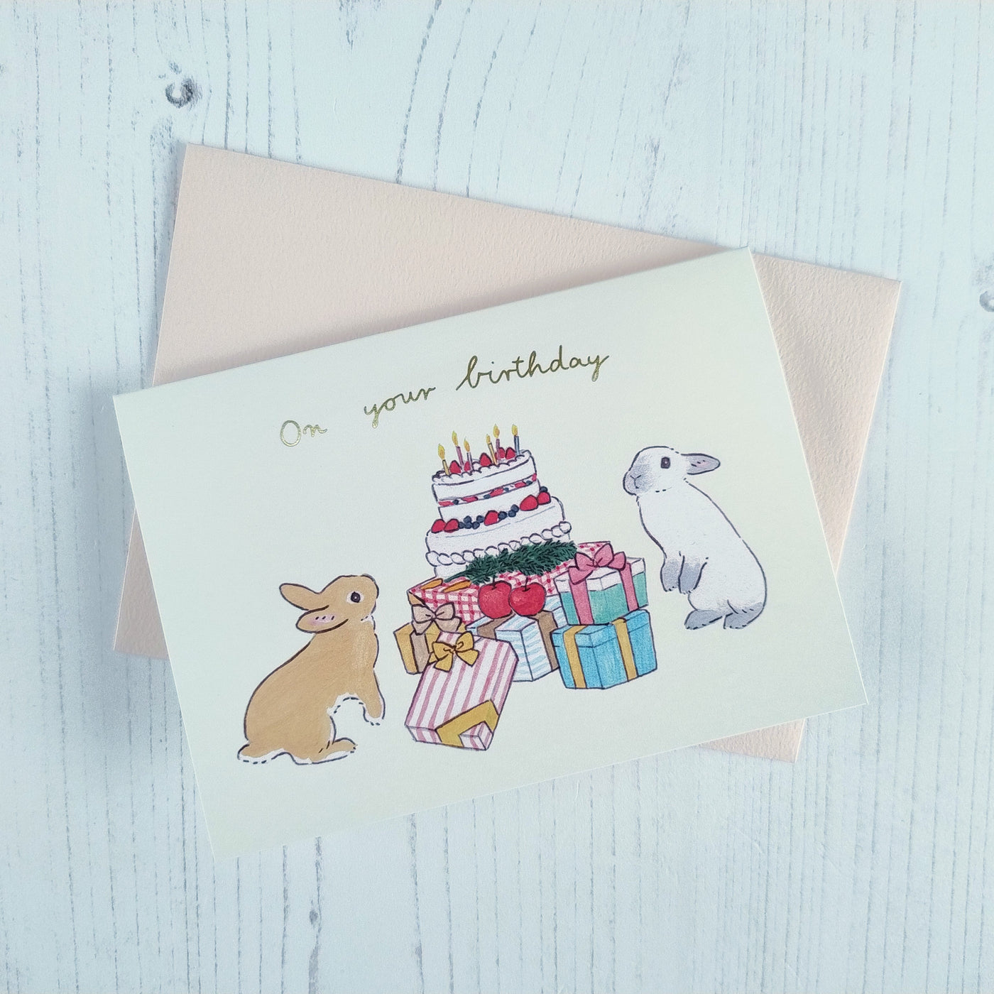 Bunny Birthday Pop Up Card