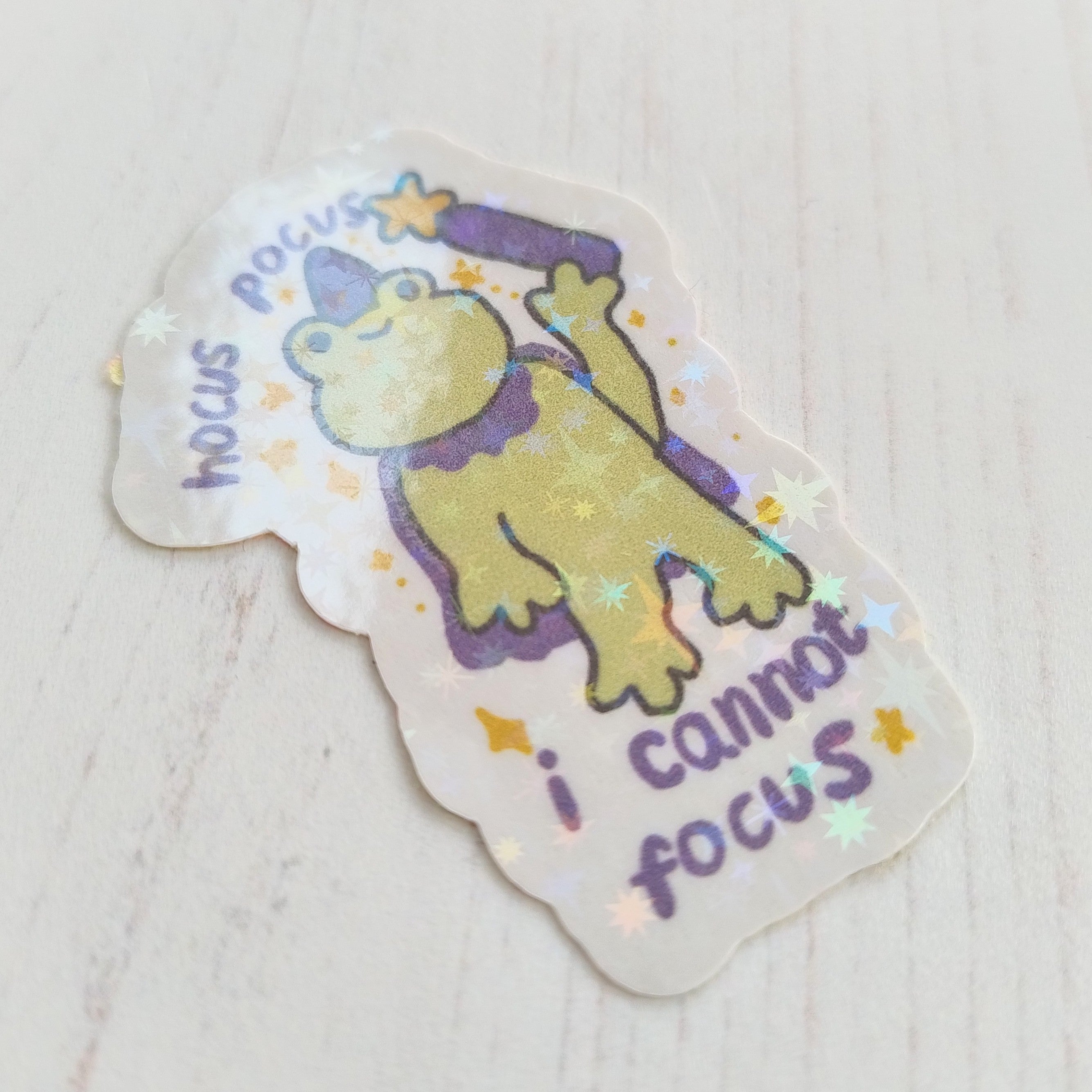 Hocus Pocus Frog Sticker