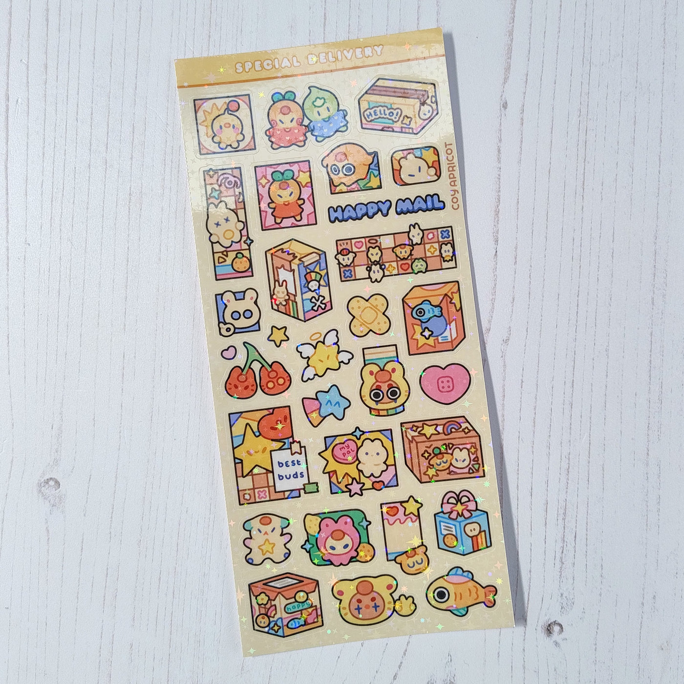 Special Delivery Holographic Stickers