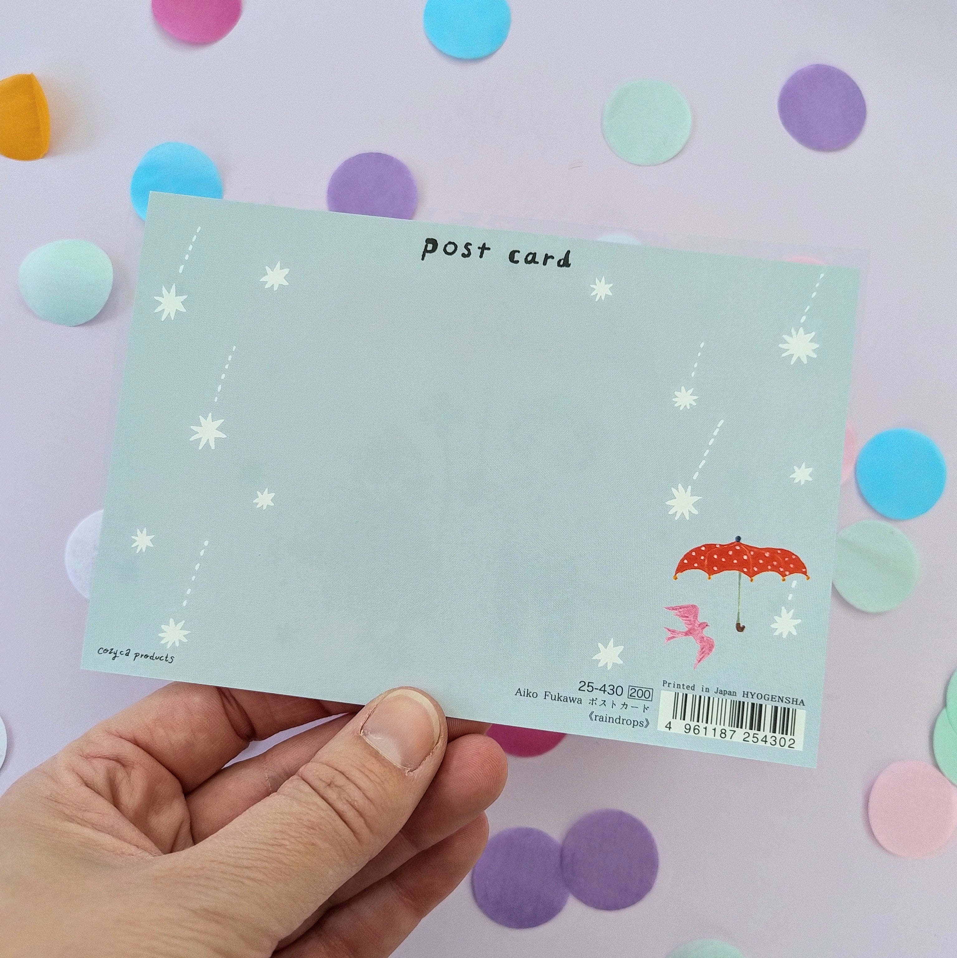 Cat Umbrella Postcard