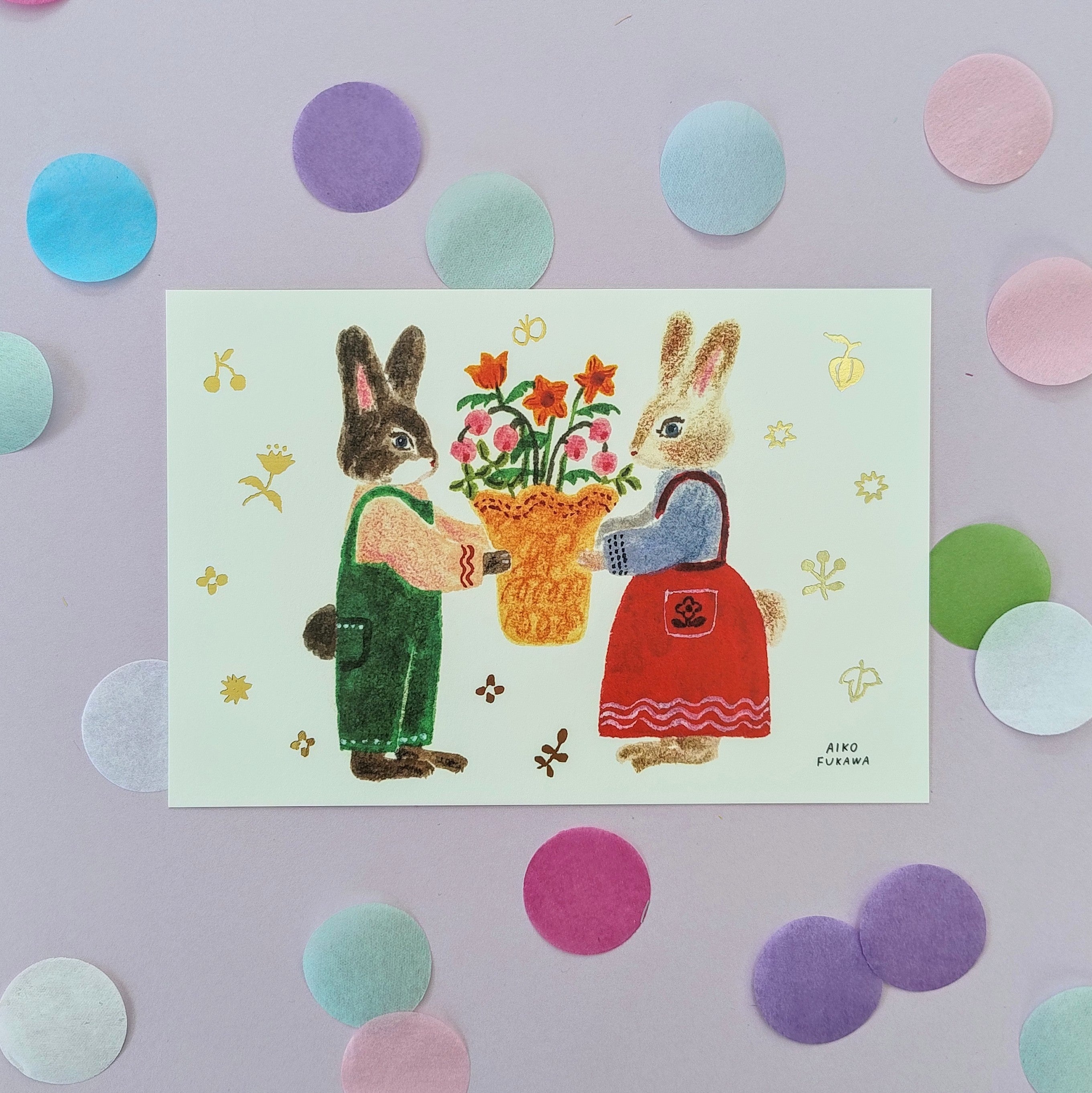 Bunny Festival Postcard