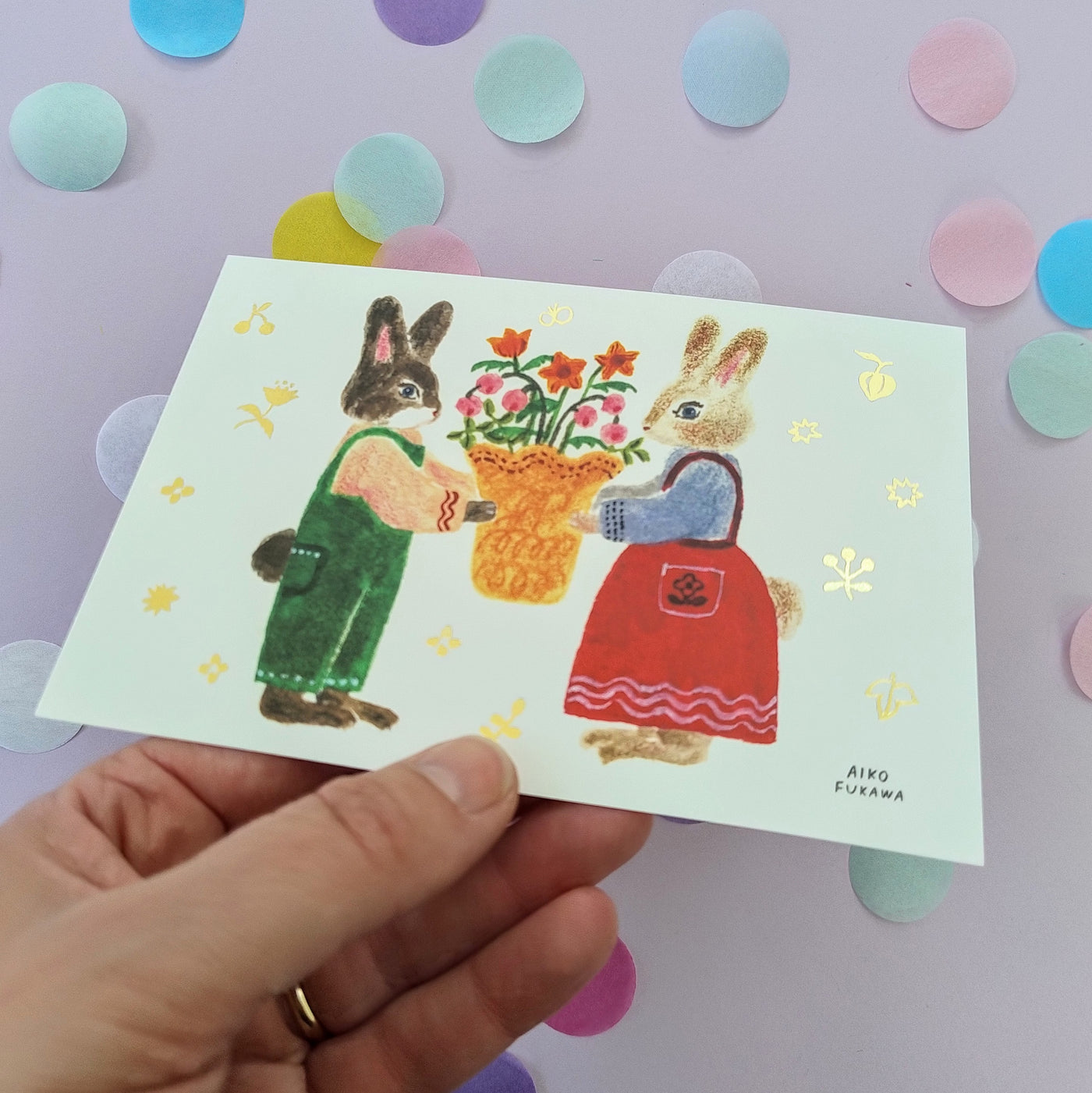 Bunny Festival Postcard