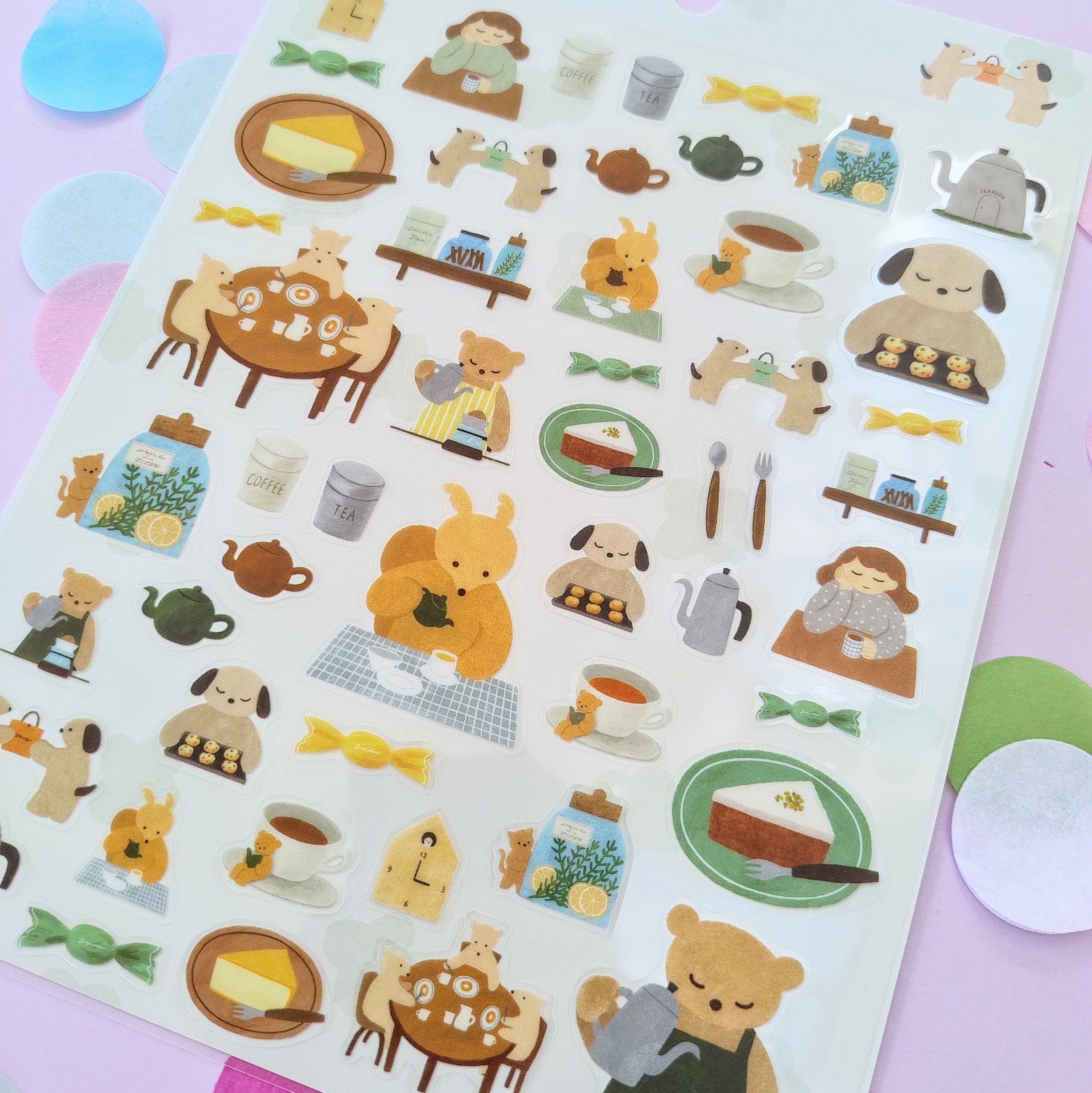 Tea Time Stickers