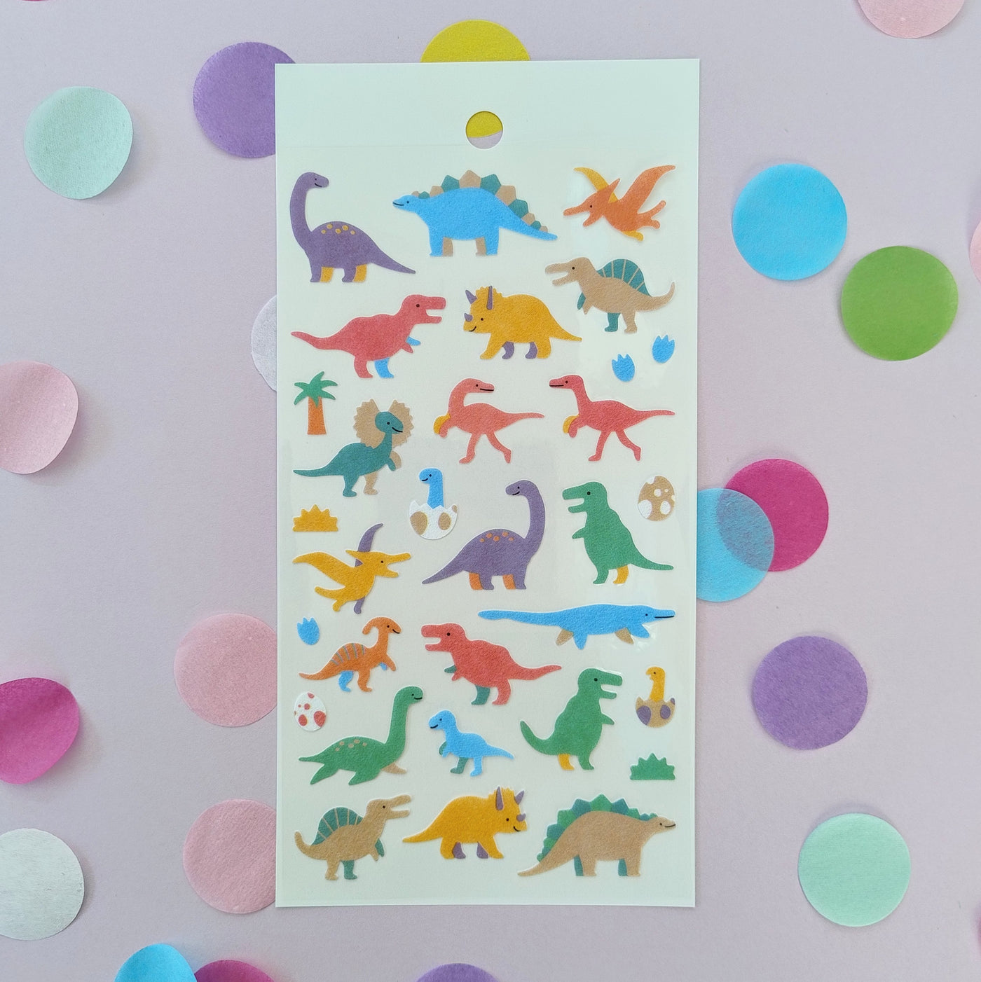 Colourful Dinosaurs Stickers