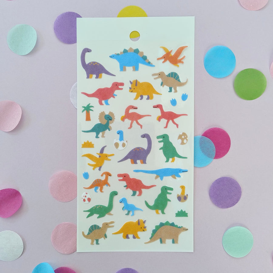 Colourful Dinosaurs Stickers