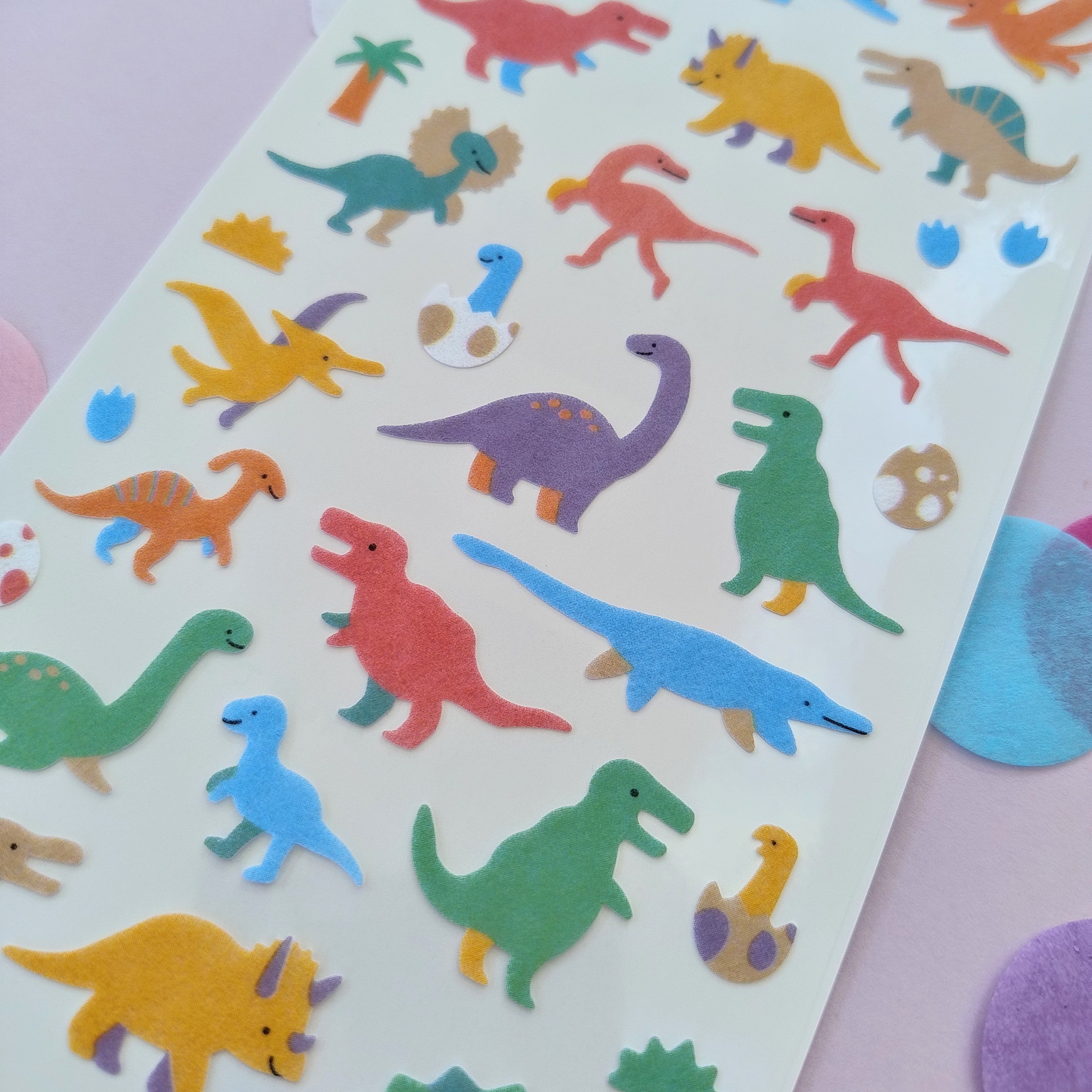 Colourful Dinosaurs Stickers