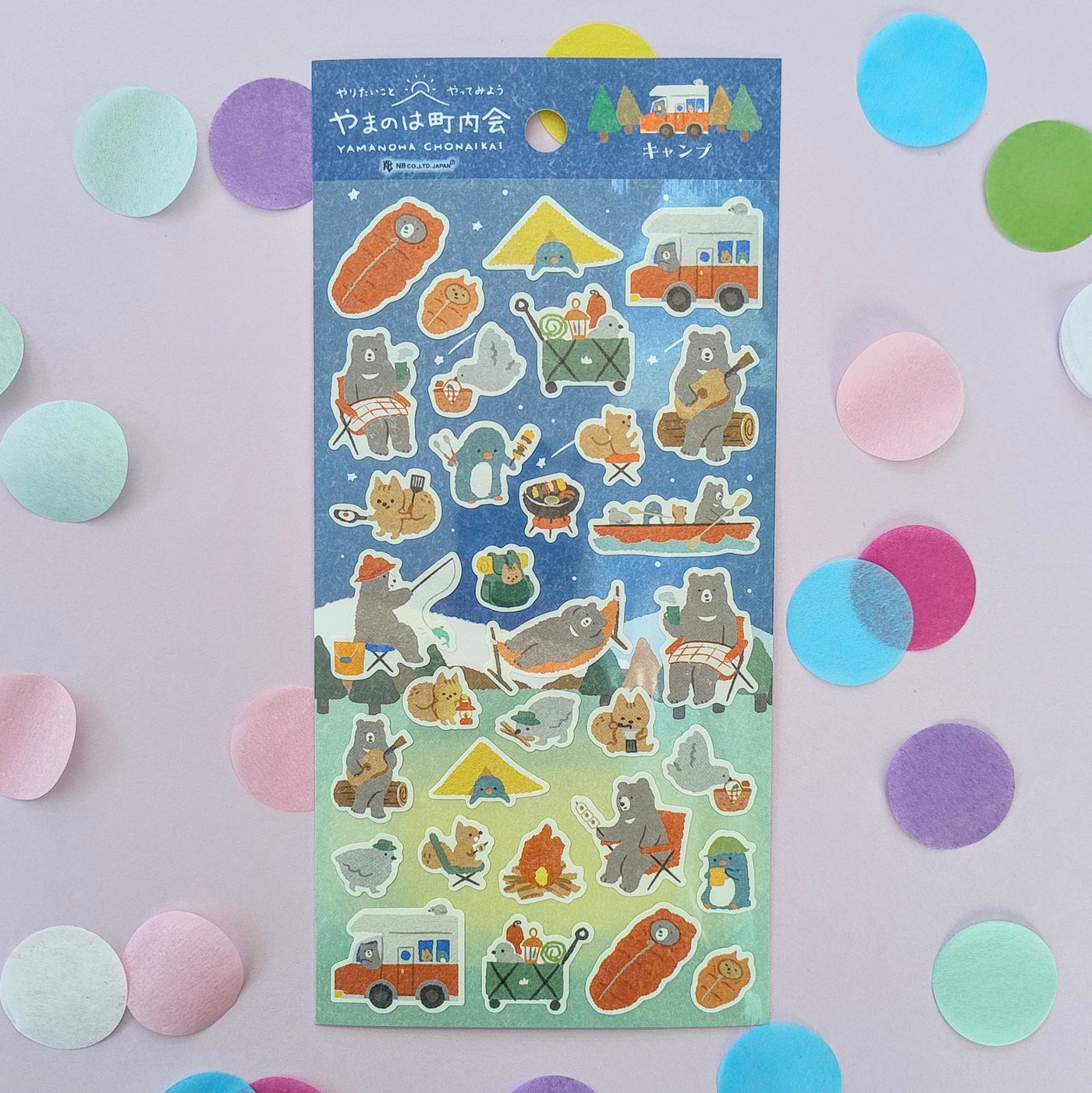 Camping Stickers
