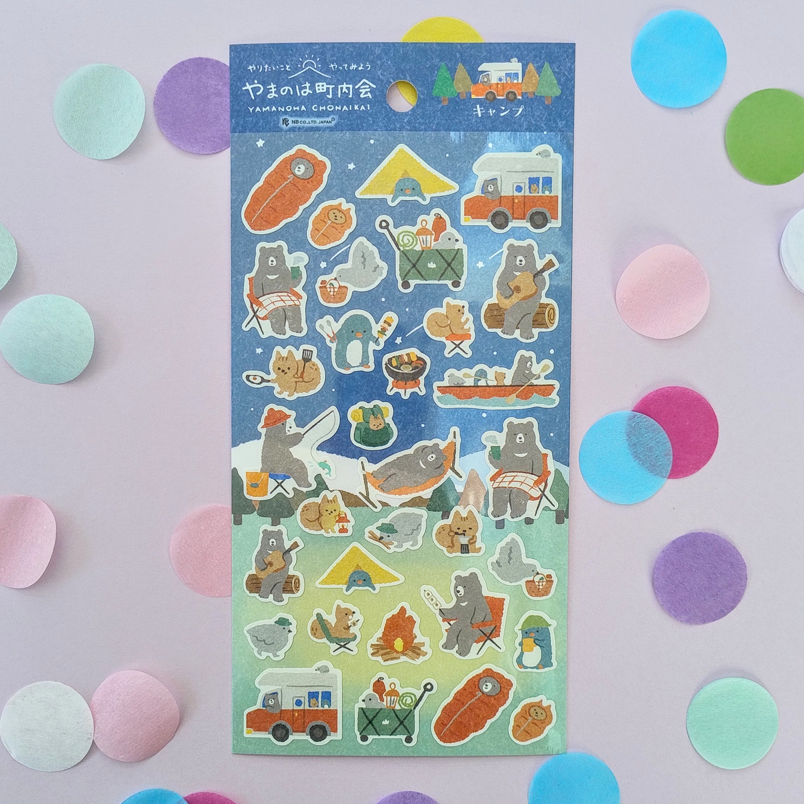 Camping Stickers