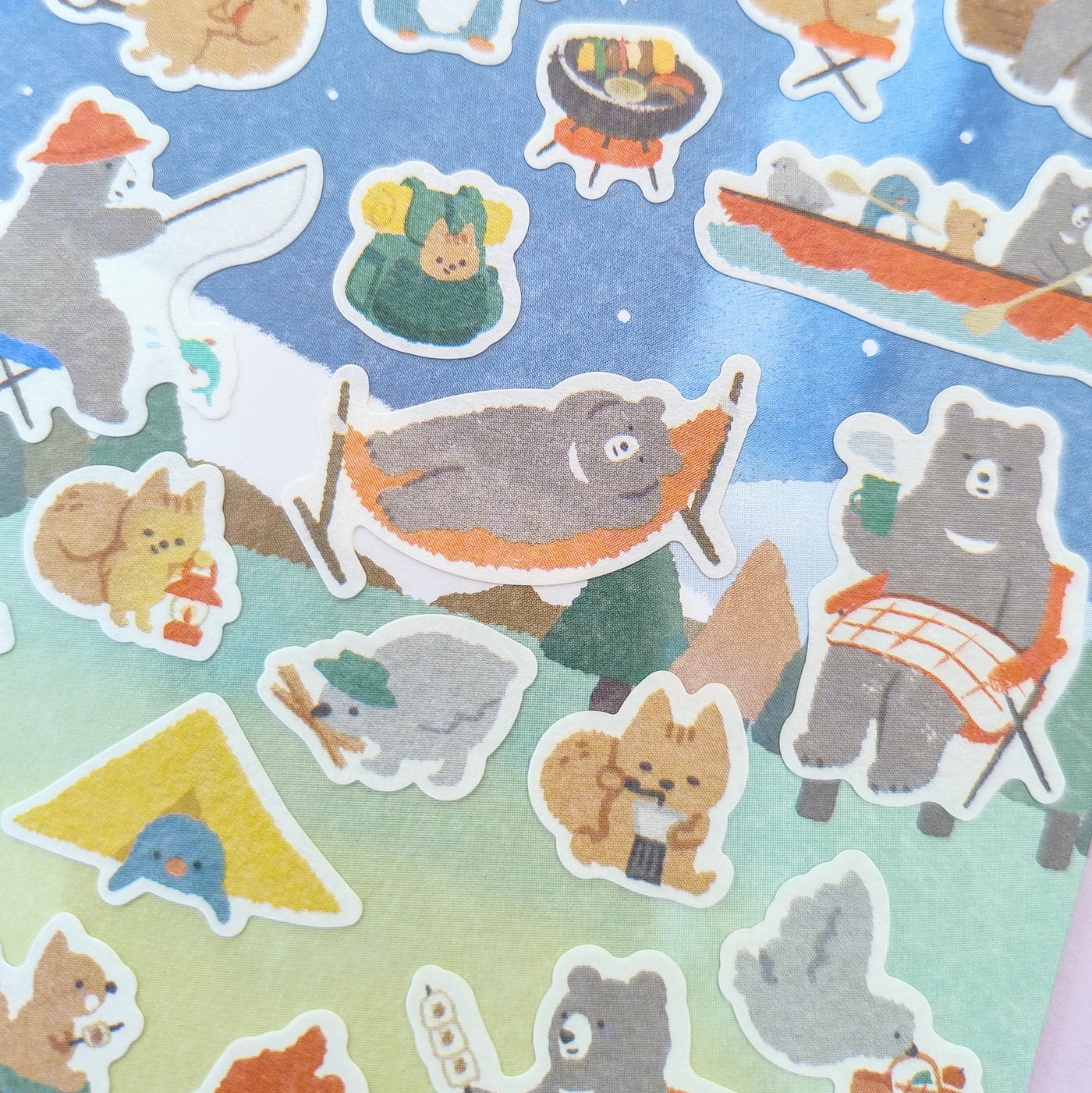 Camping Stickers