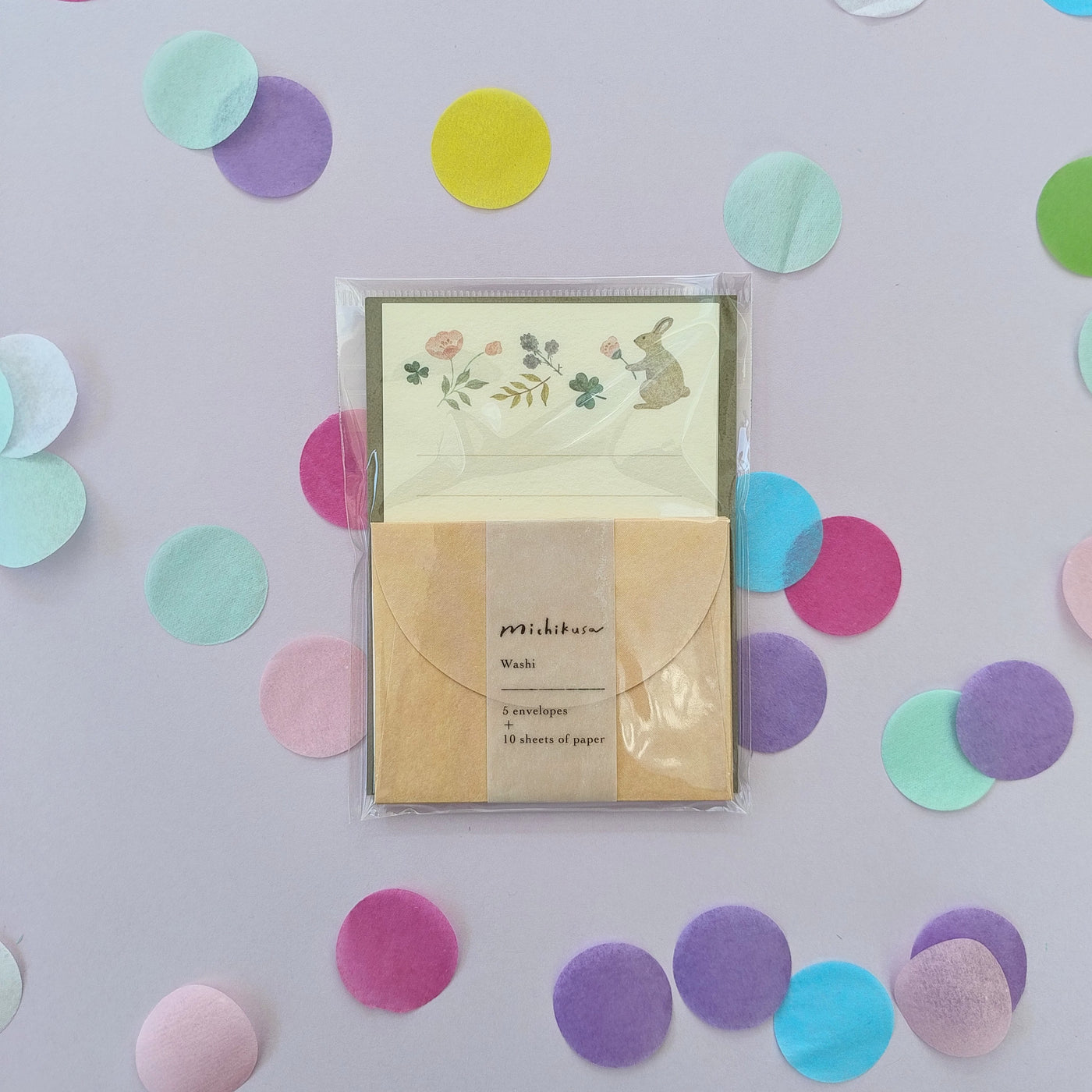 Little Brown Bunny Mini Letter Set