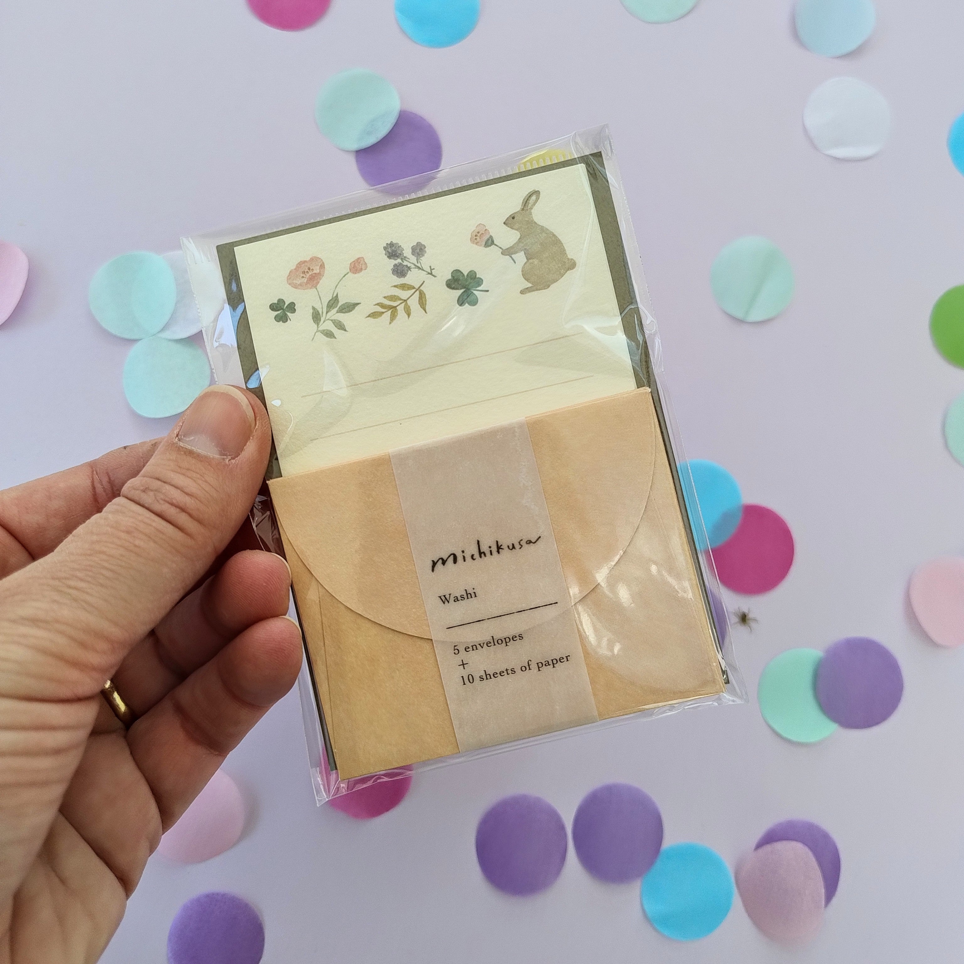 Little Brown Bunny Mini Letter Set