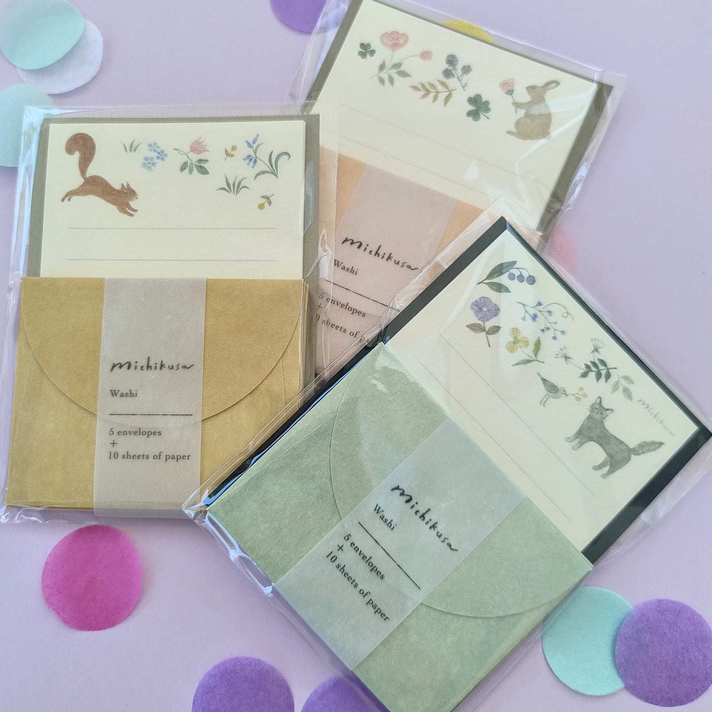 Little Red Squirrel Mini Letter Set