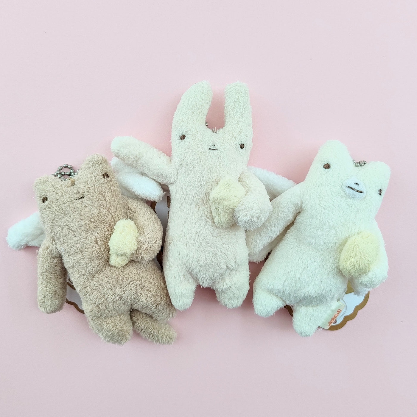 Fumofumo San Bear Angel Keychain (10cm)