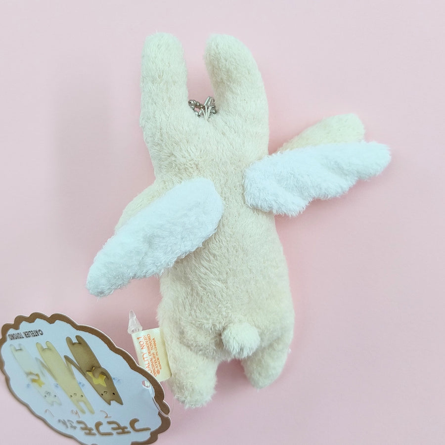 Fumofumo San Bunny Angel Keychain (12cm)