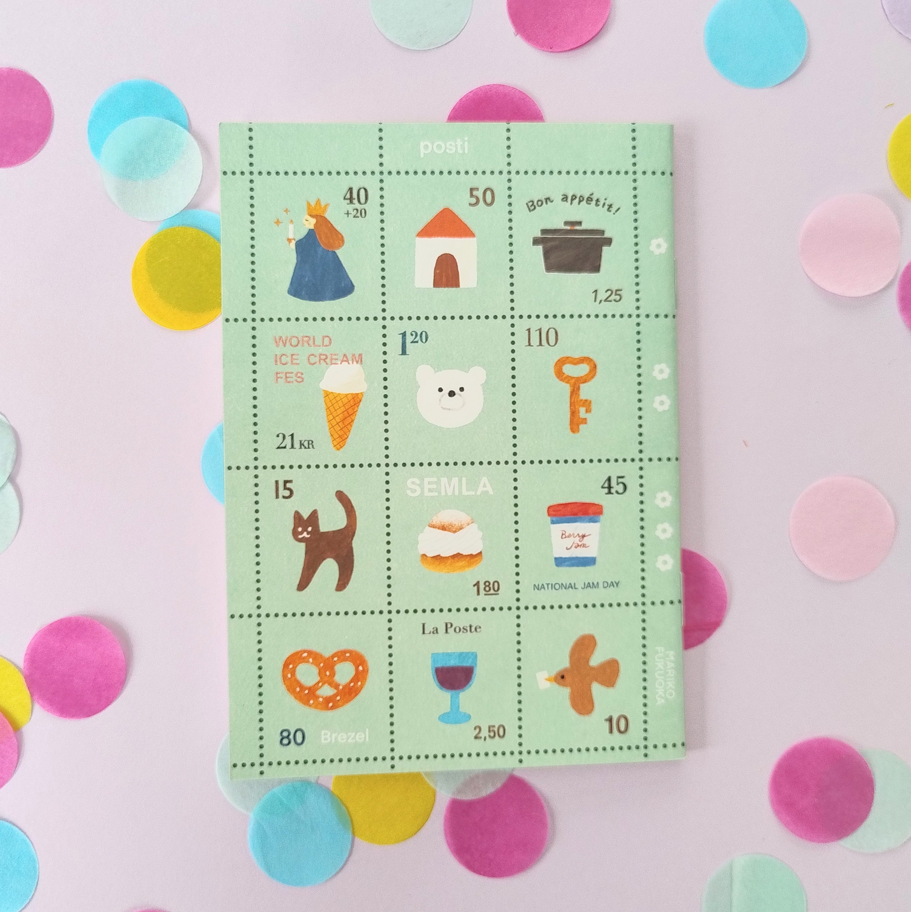 Cute Stamps A6 Notebook