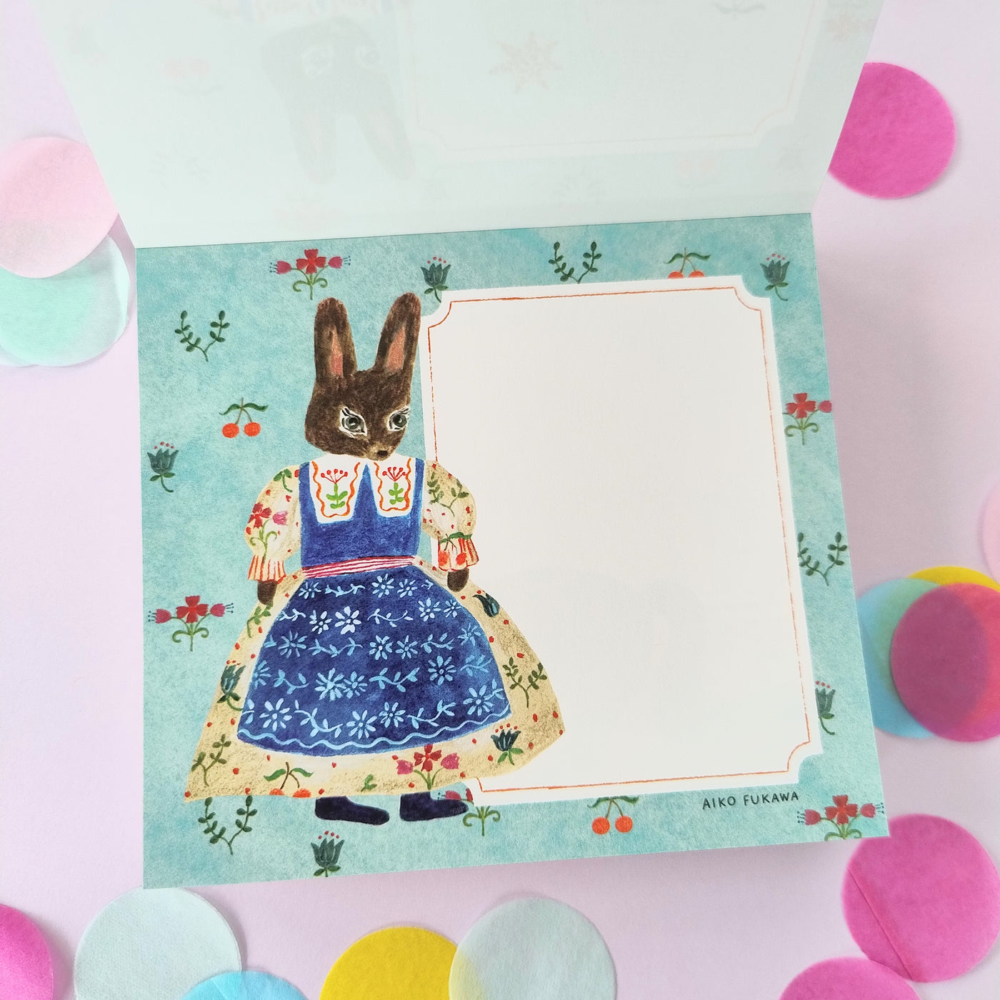 Flowers and Animals Memo Pad
