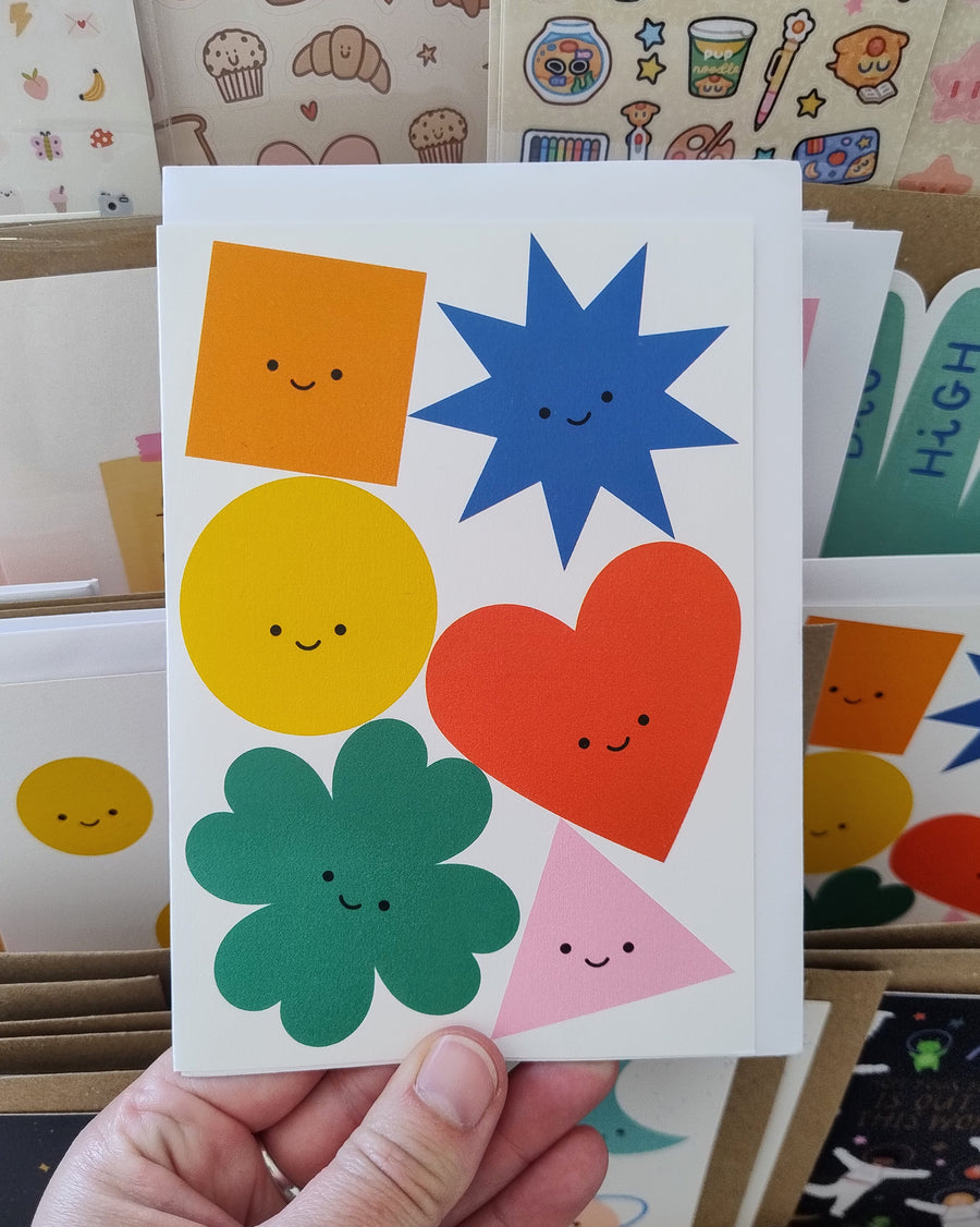 Happy Shapes Card