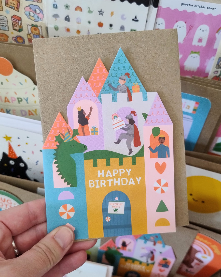 Castle Birthday Card