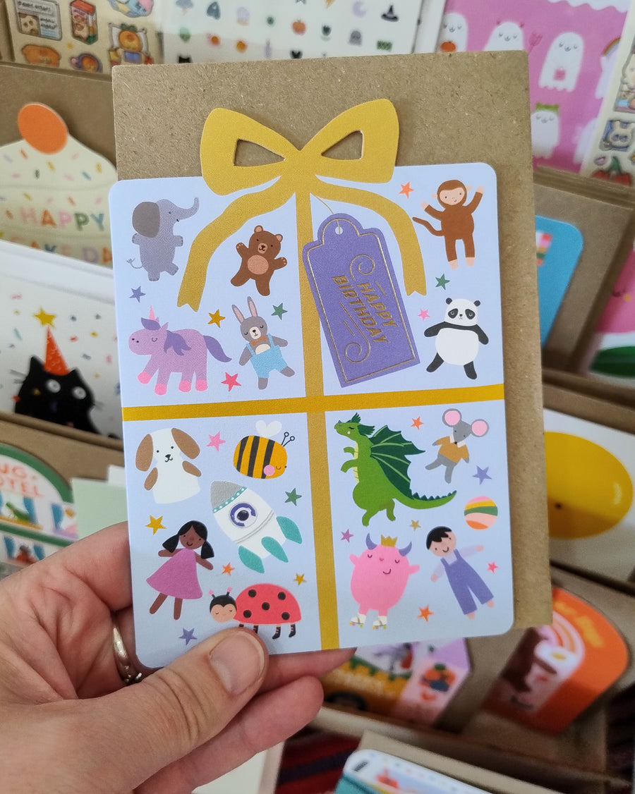 Wrapped in Wonder Present Card