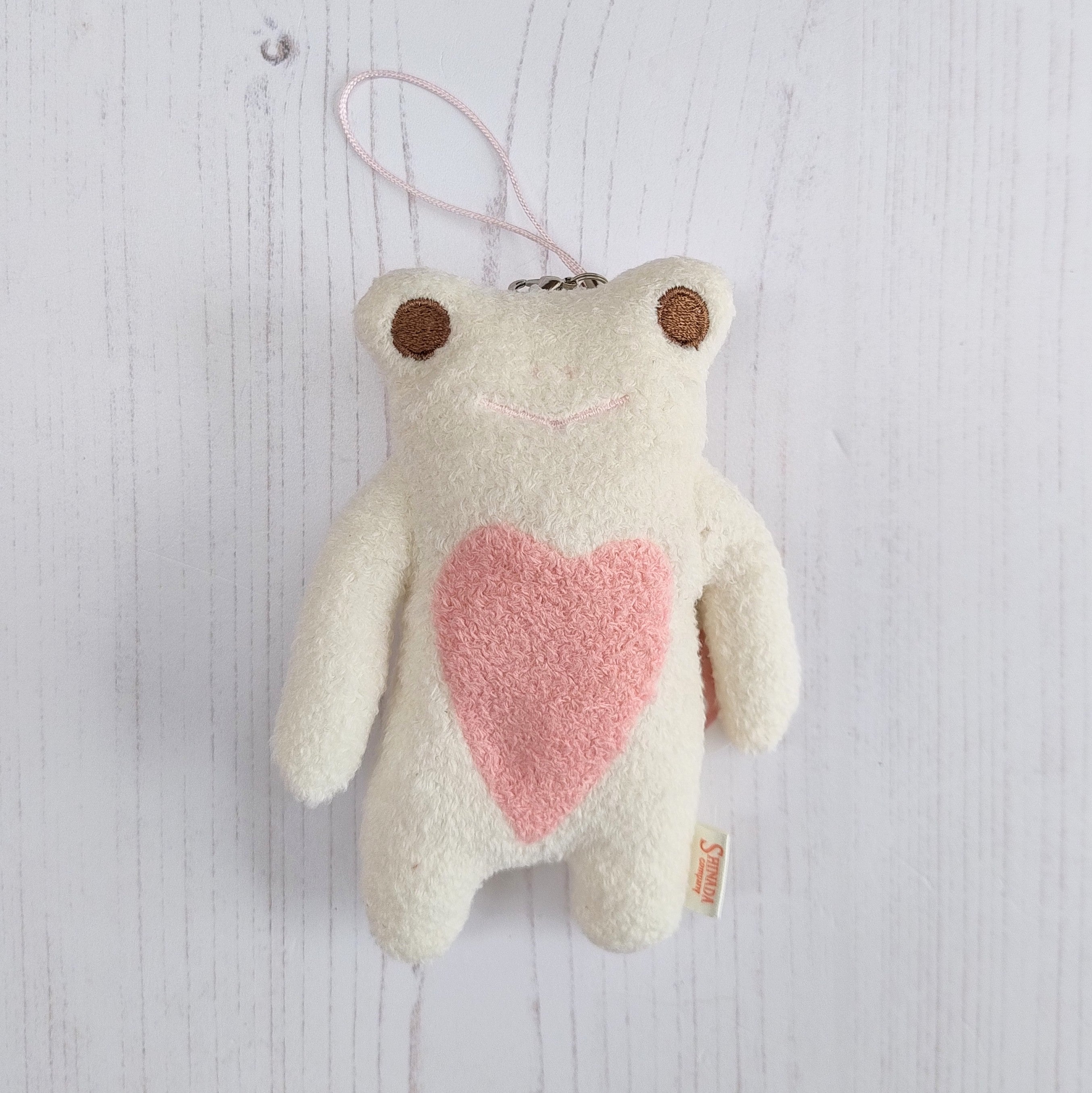 Fumofumo San Mini White Frog Keychain (12cm)