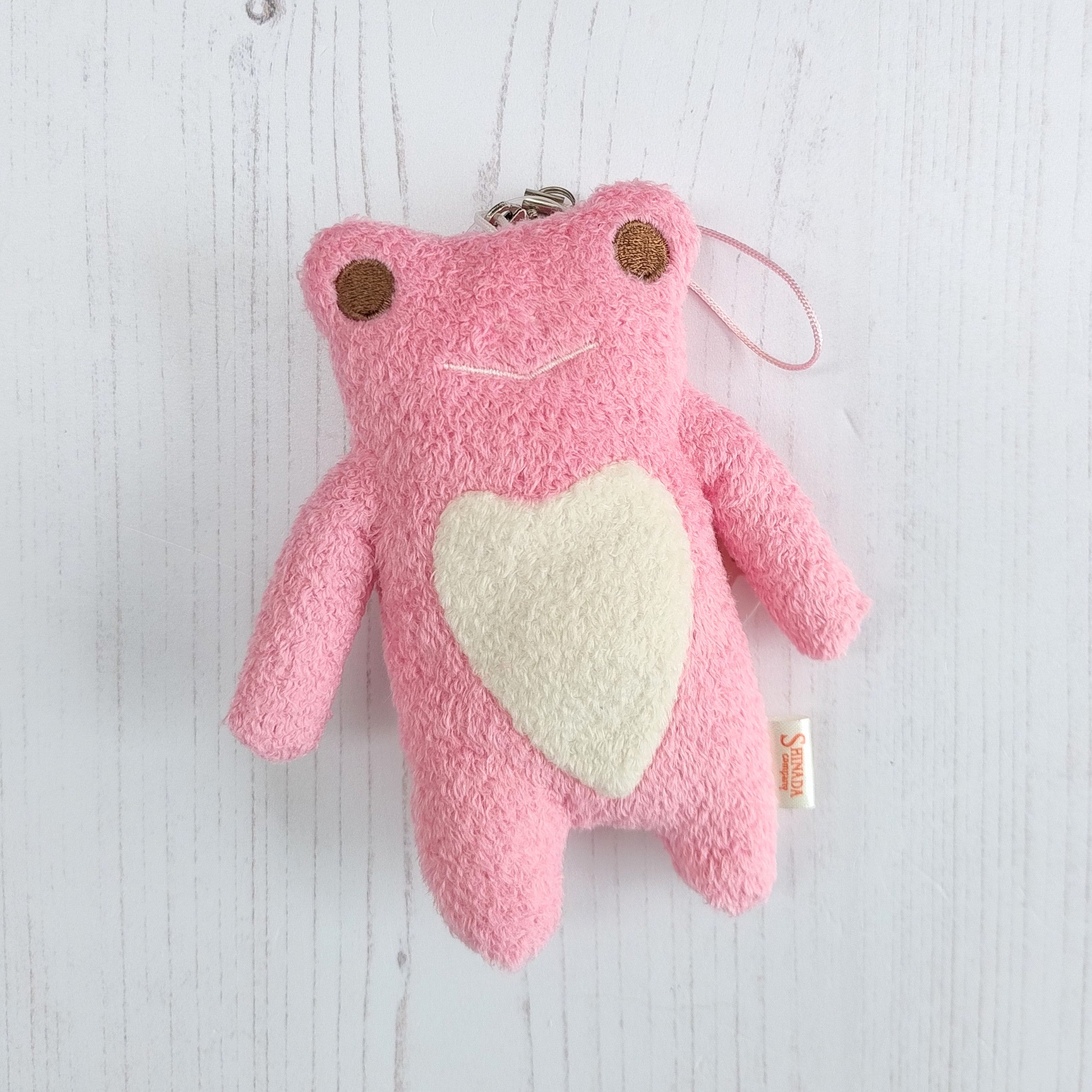 Fumofumo San Mini Pink Frog Keychain (12cm)