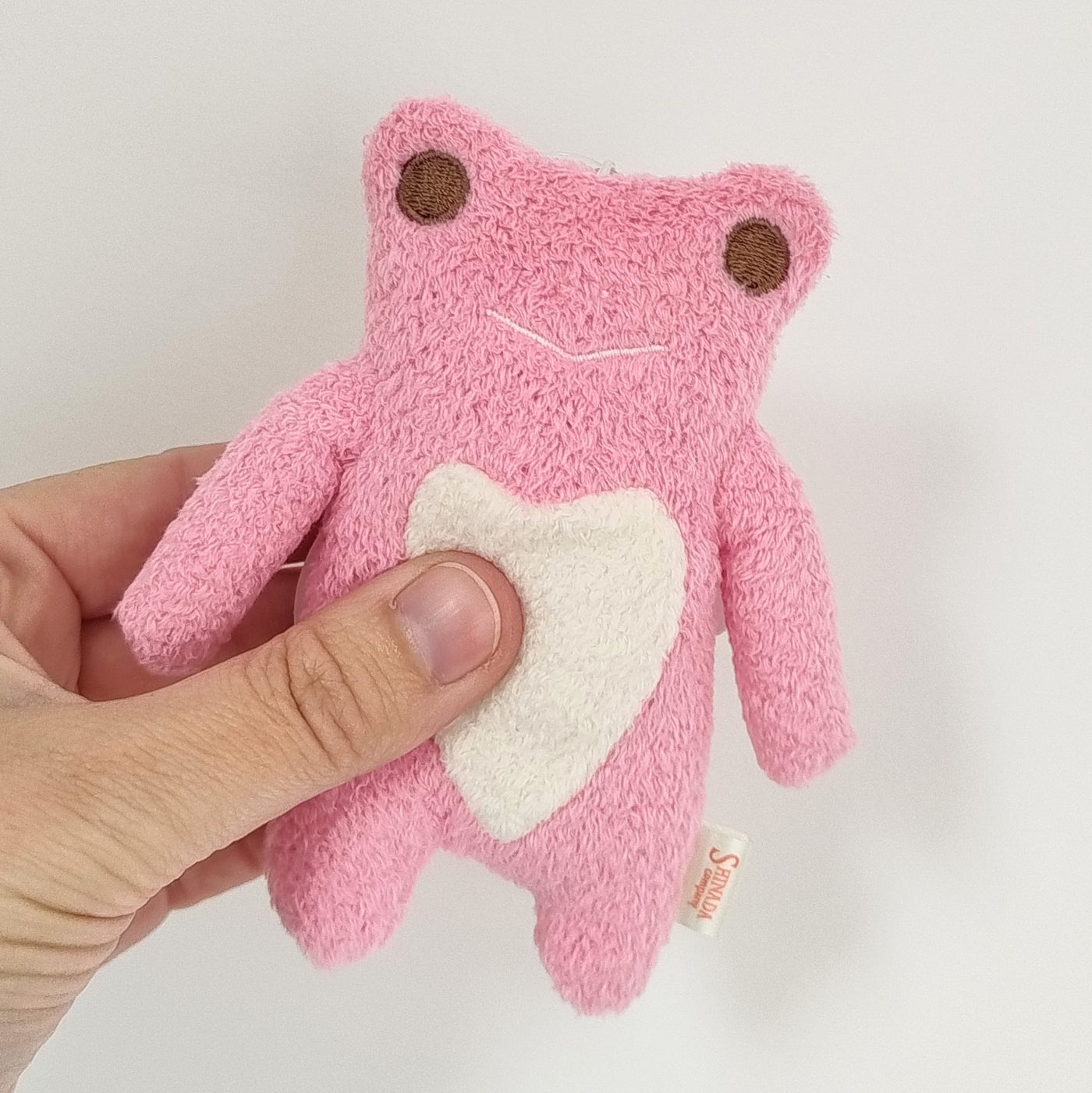 Fumofumo San Mini Pink Frog Keychain (12cm)