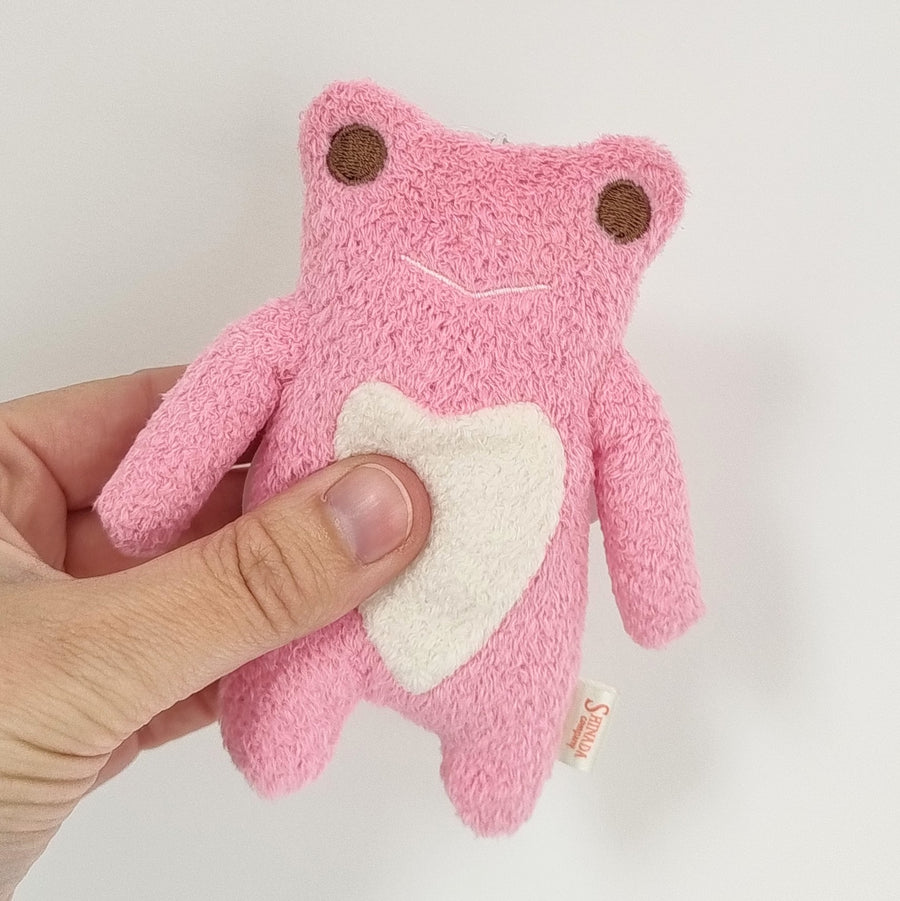 Fumofumo San Mini Pink Frog Keychain (12cm)
