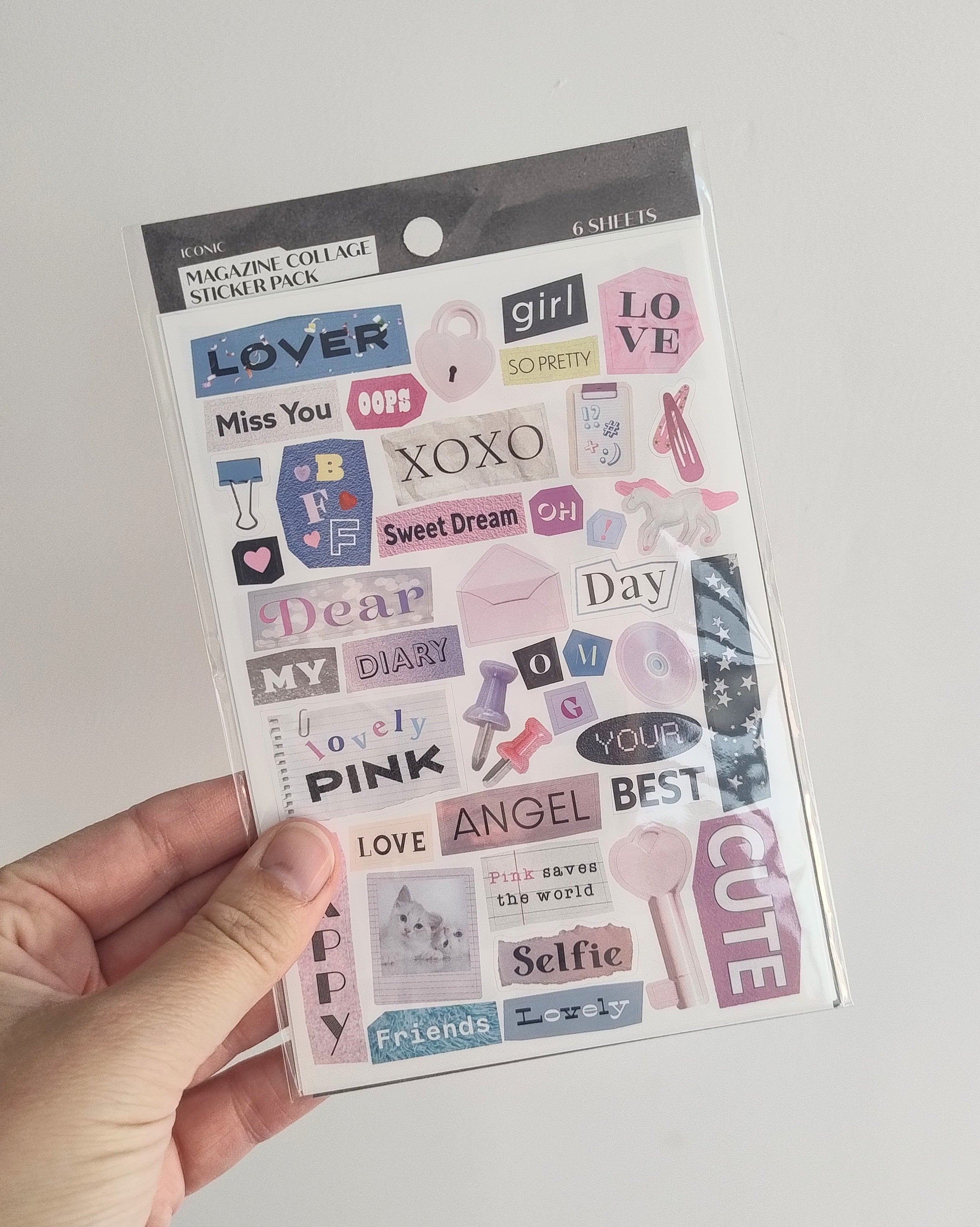 Magazine Collage Sticker Pack