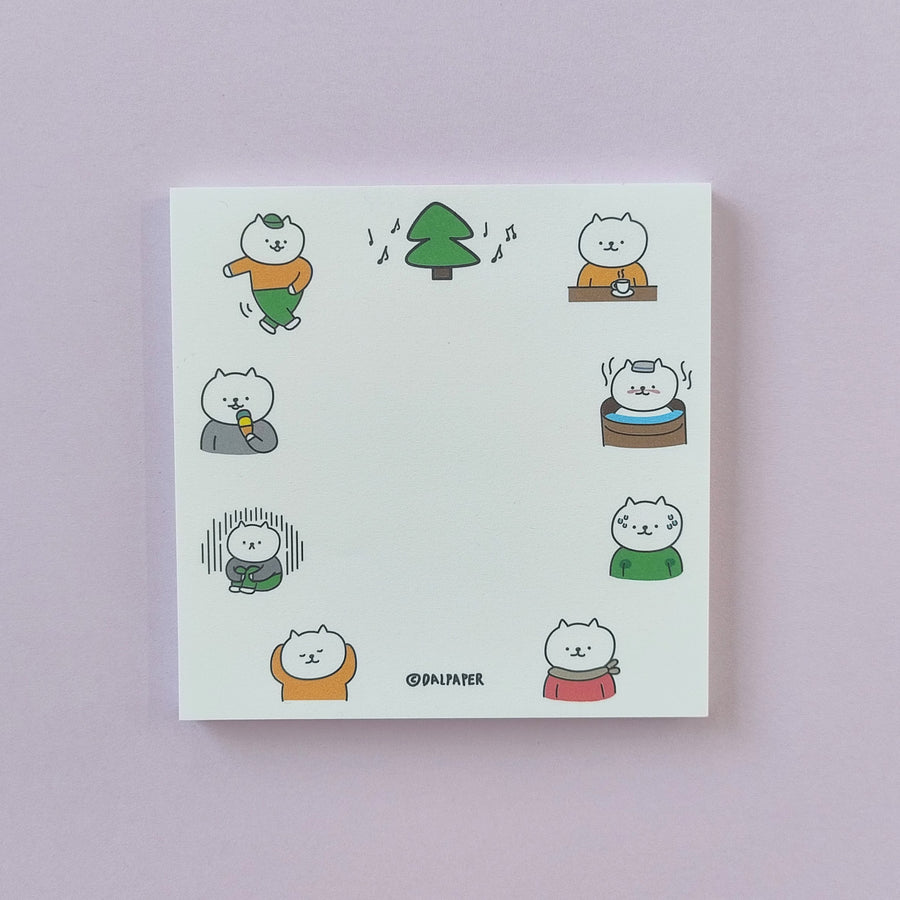 Cat Forest Memo Pad