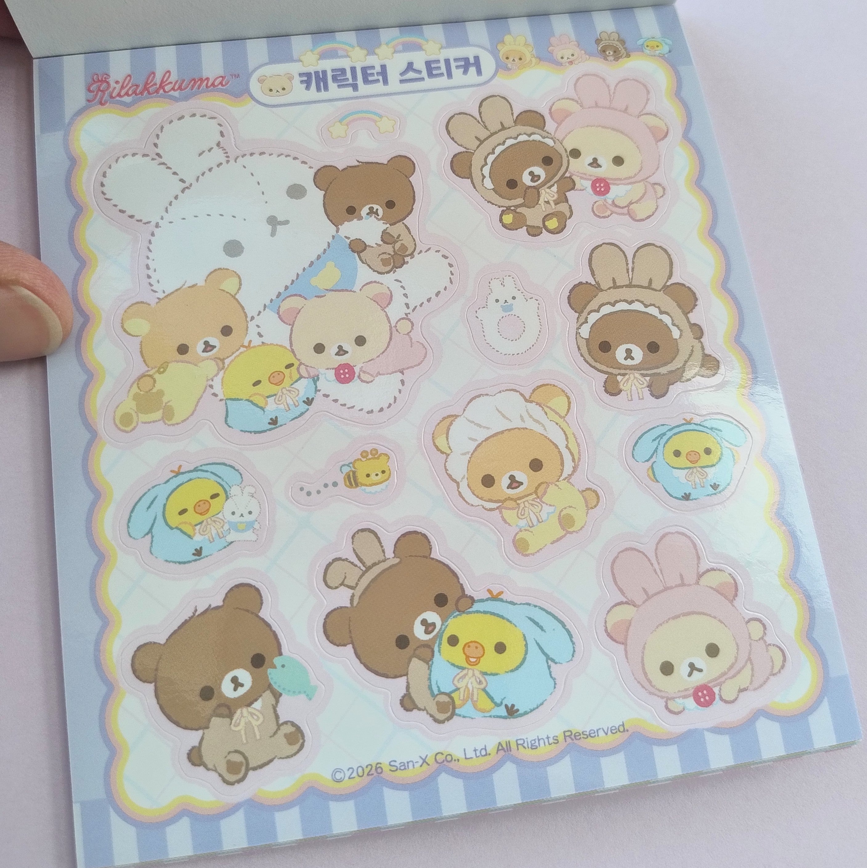 Rilakkuma Babies Sticker Book