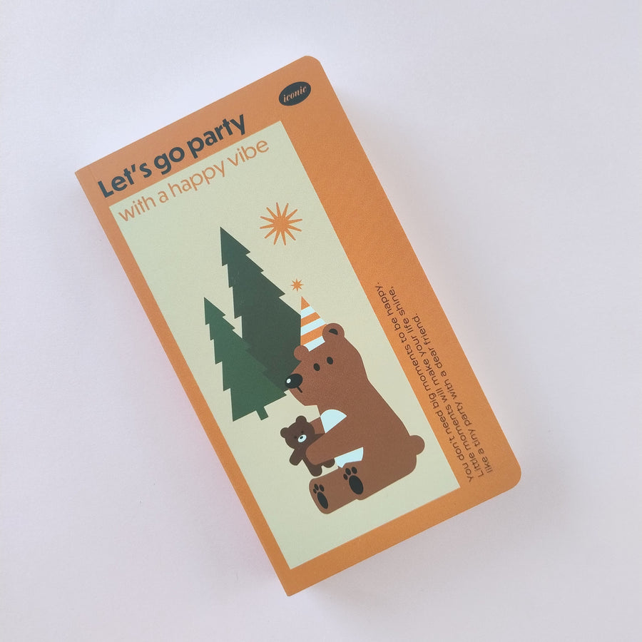 Let's Go Party Bear Notebook
