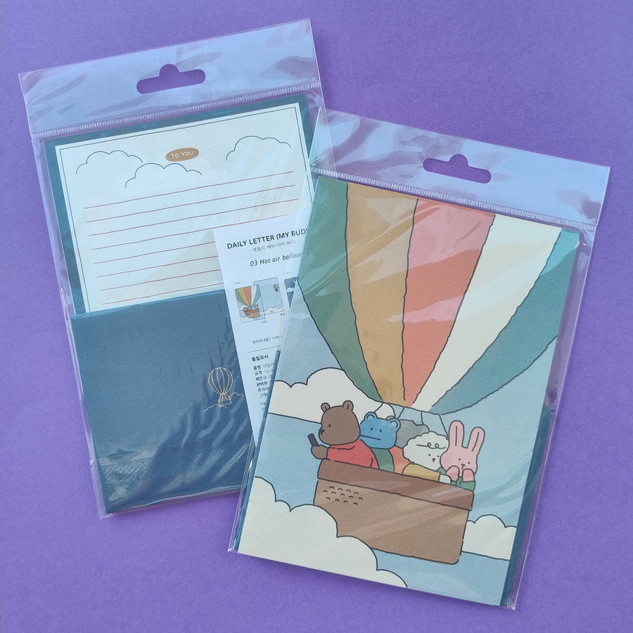 My Buddy Hot Air Balloon Letter Set